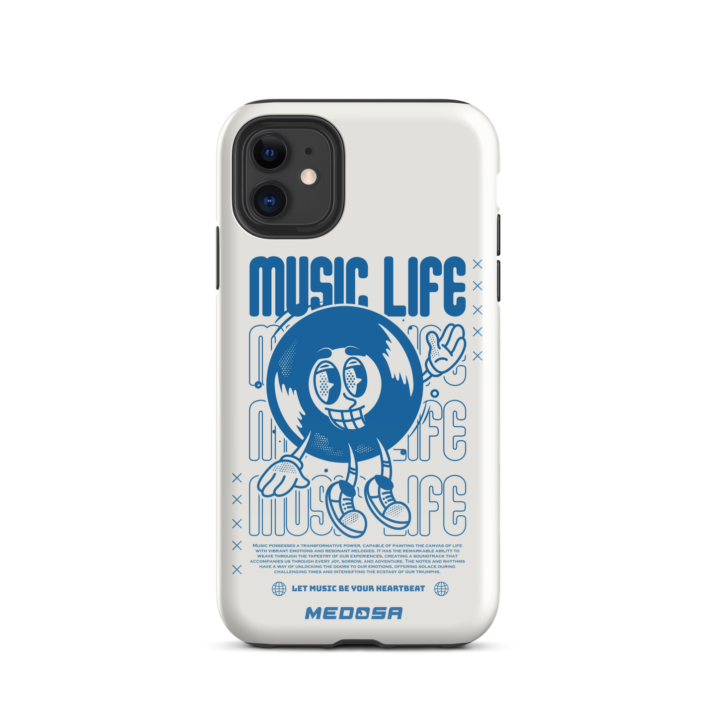 Music Life White and Blue