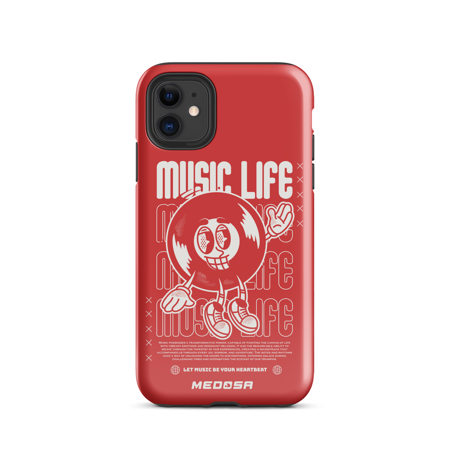 Music Life Red and White