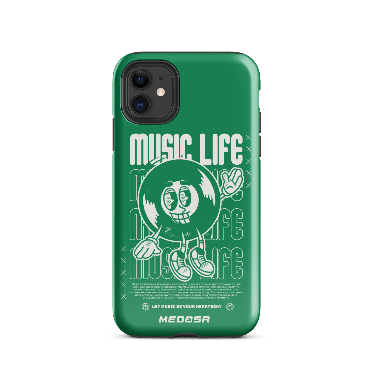 Music Life Green and White