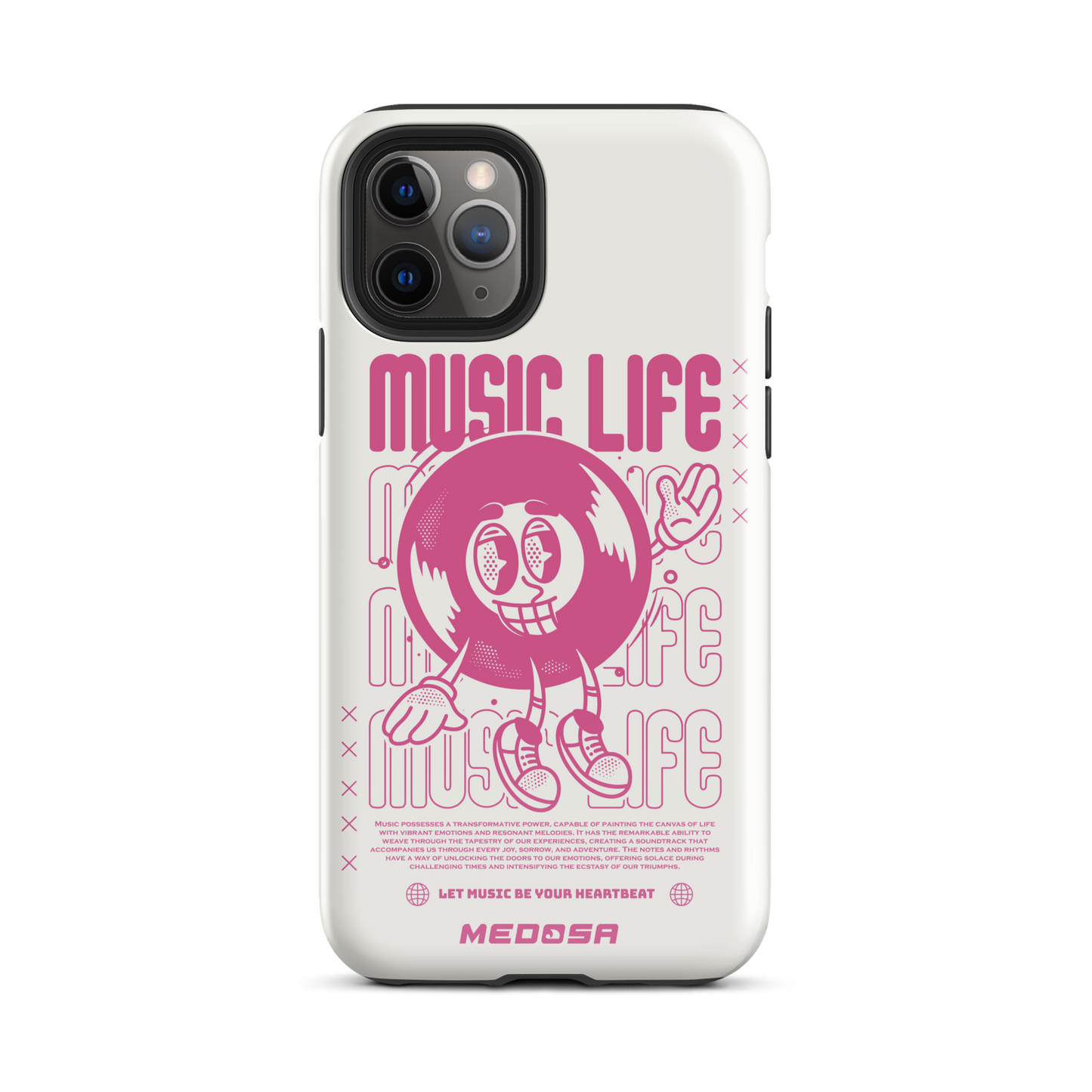 Music Life White and Pink