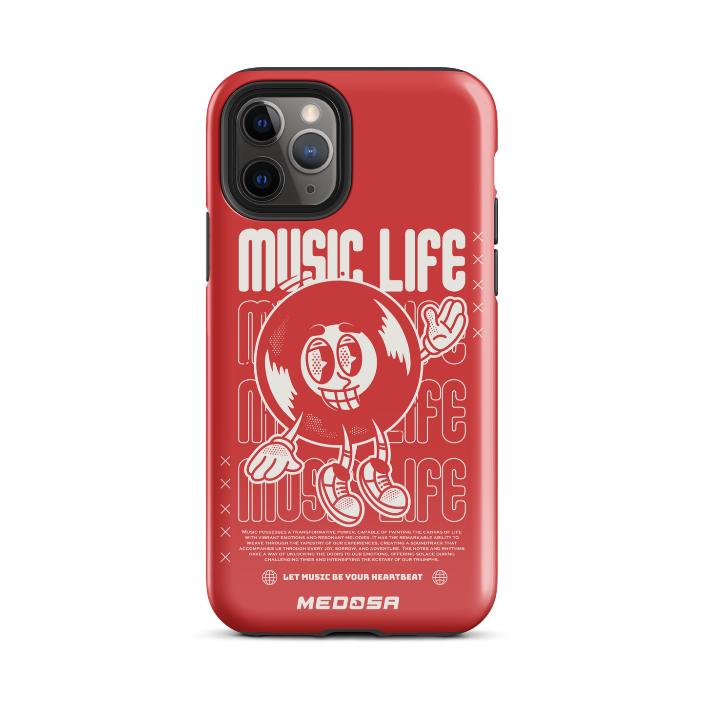 Music Life Red and White