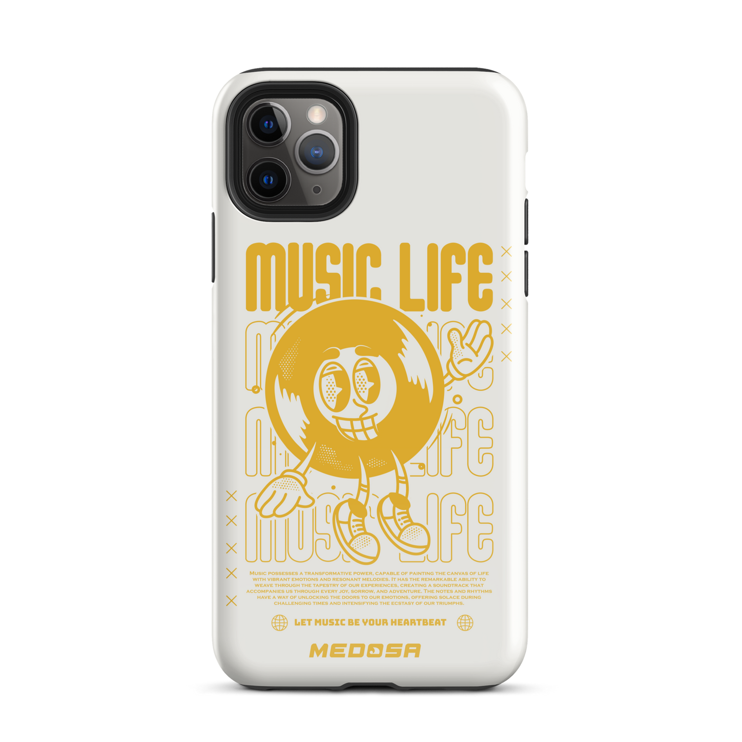 Music Life White and Yellow