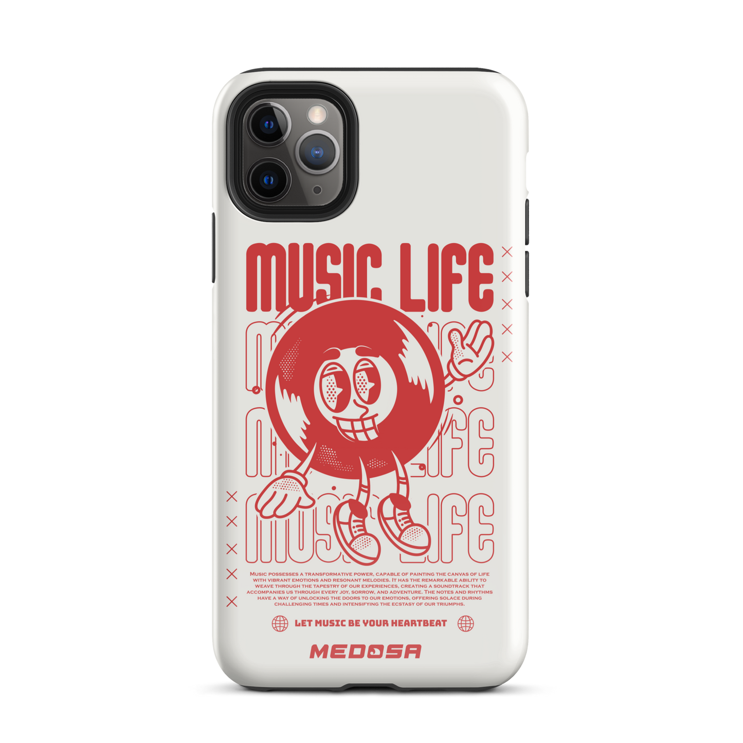 Music Life White and Red