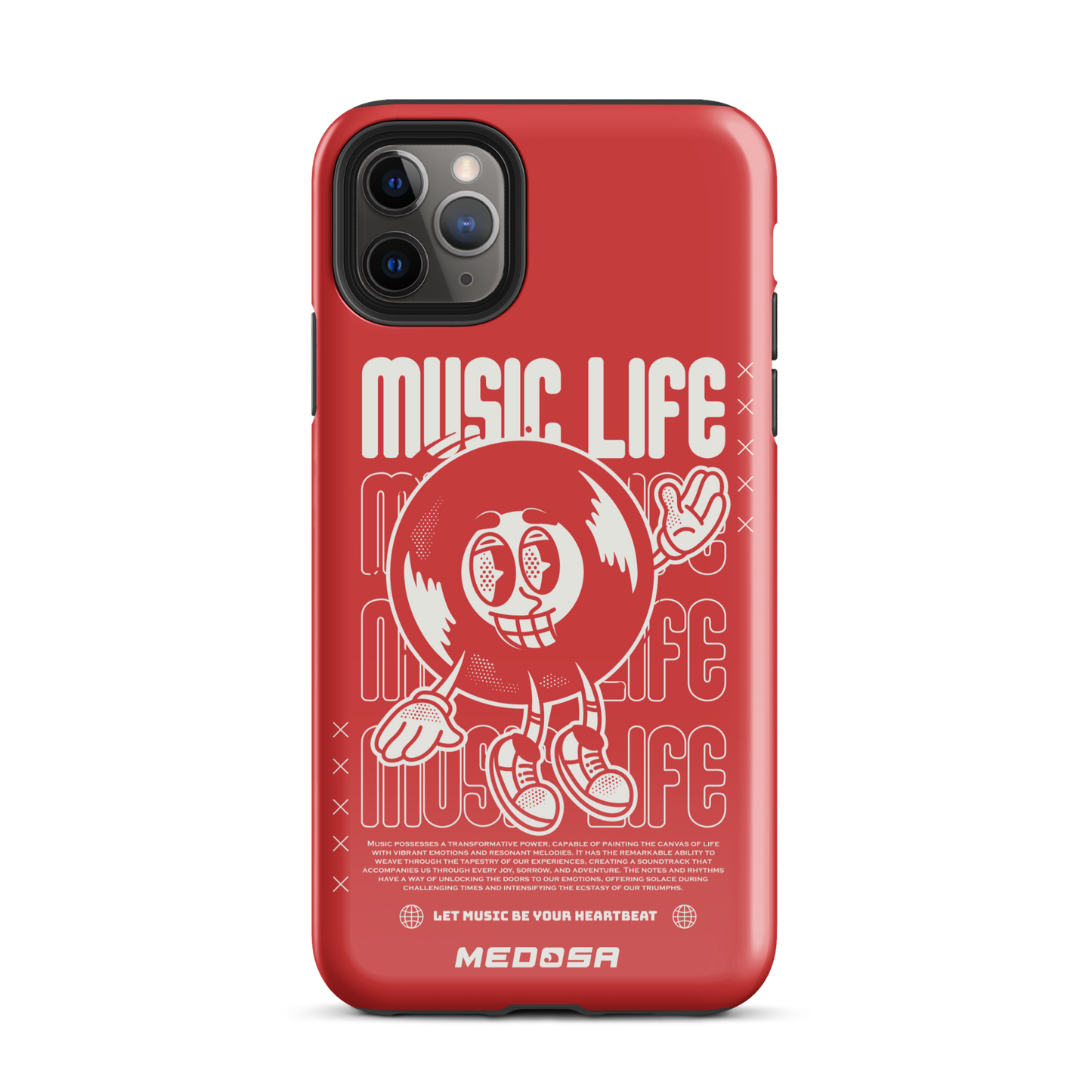 Music Life Red and White