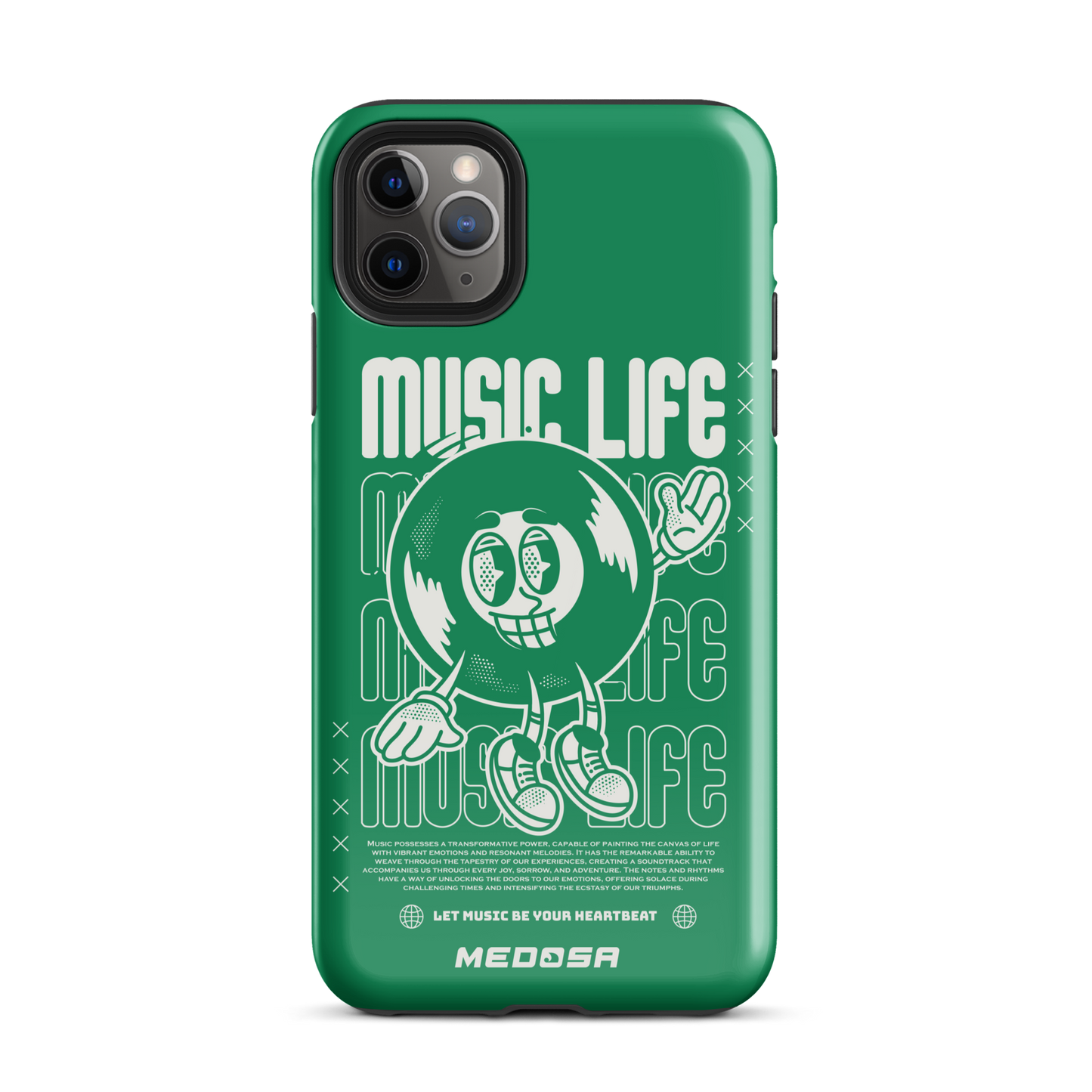 Music Life Green and White