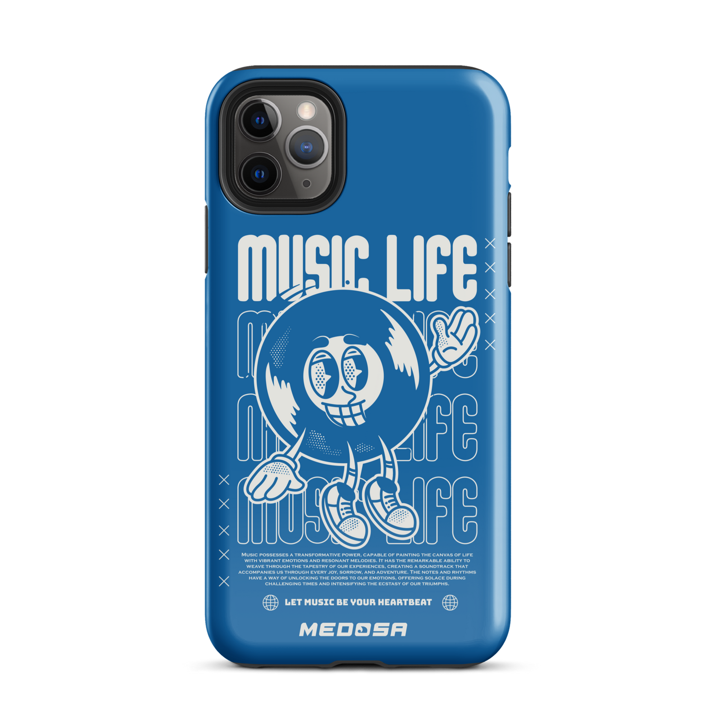 Music Life Blue and White