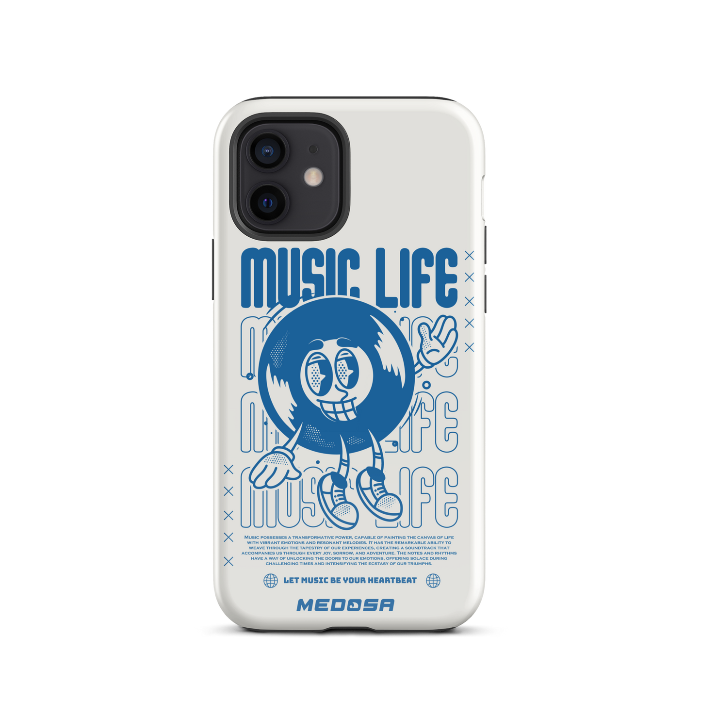 Music Life White and Blue