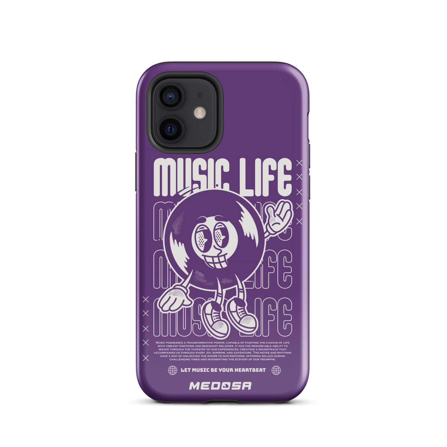 Music Life Violet et Blanc