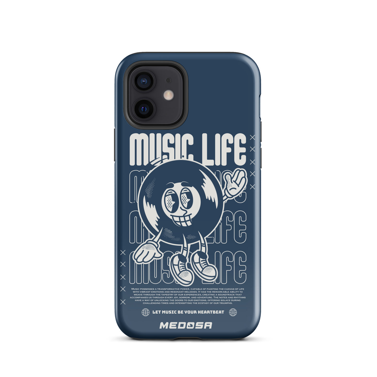 Music Life Navy et Blanc