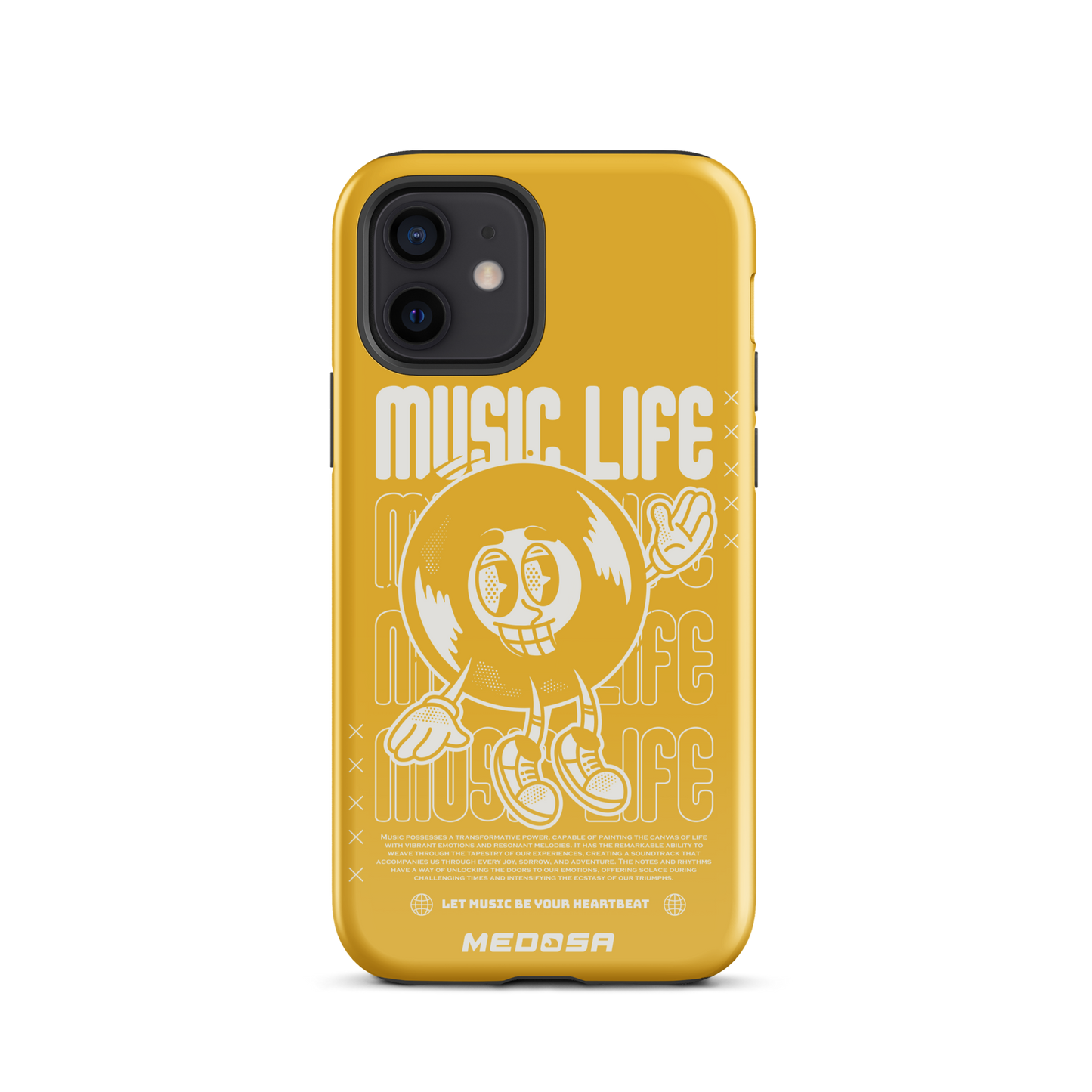 Music Life Yellow and White