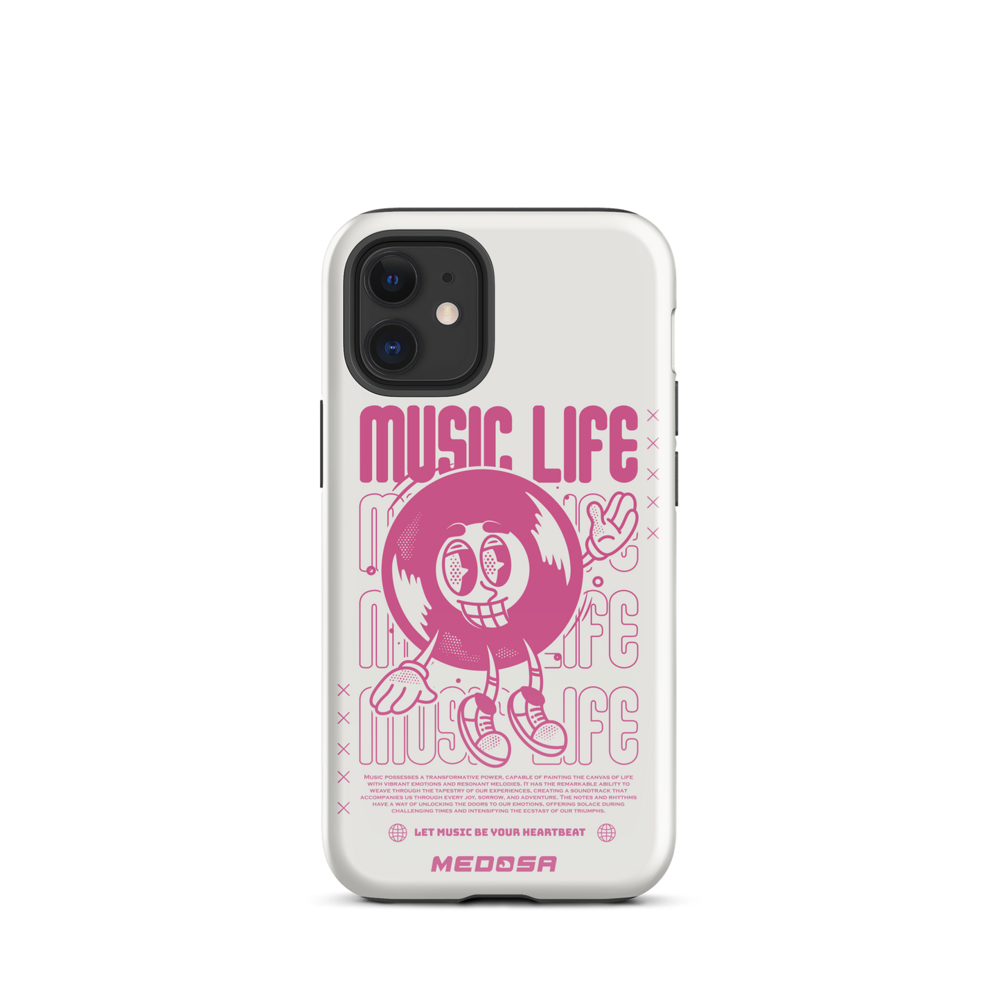 Music Life Blanc et Rose