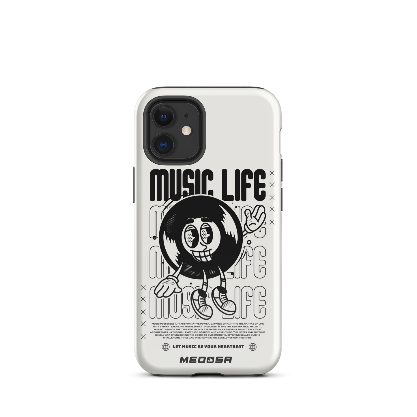 Music Life White and Black