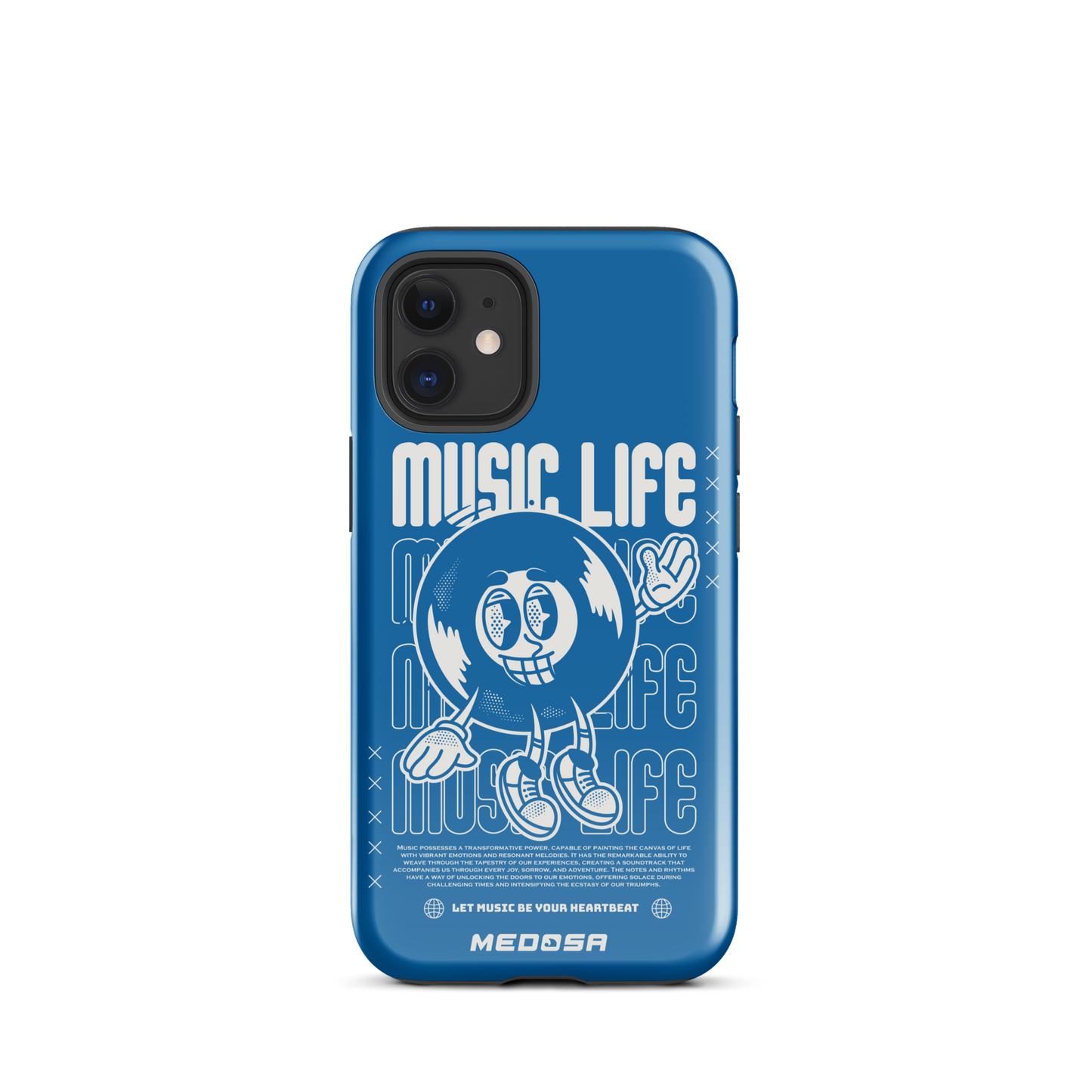 Music Life Blue and White