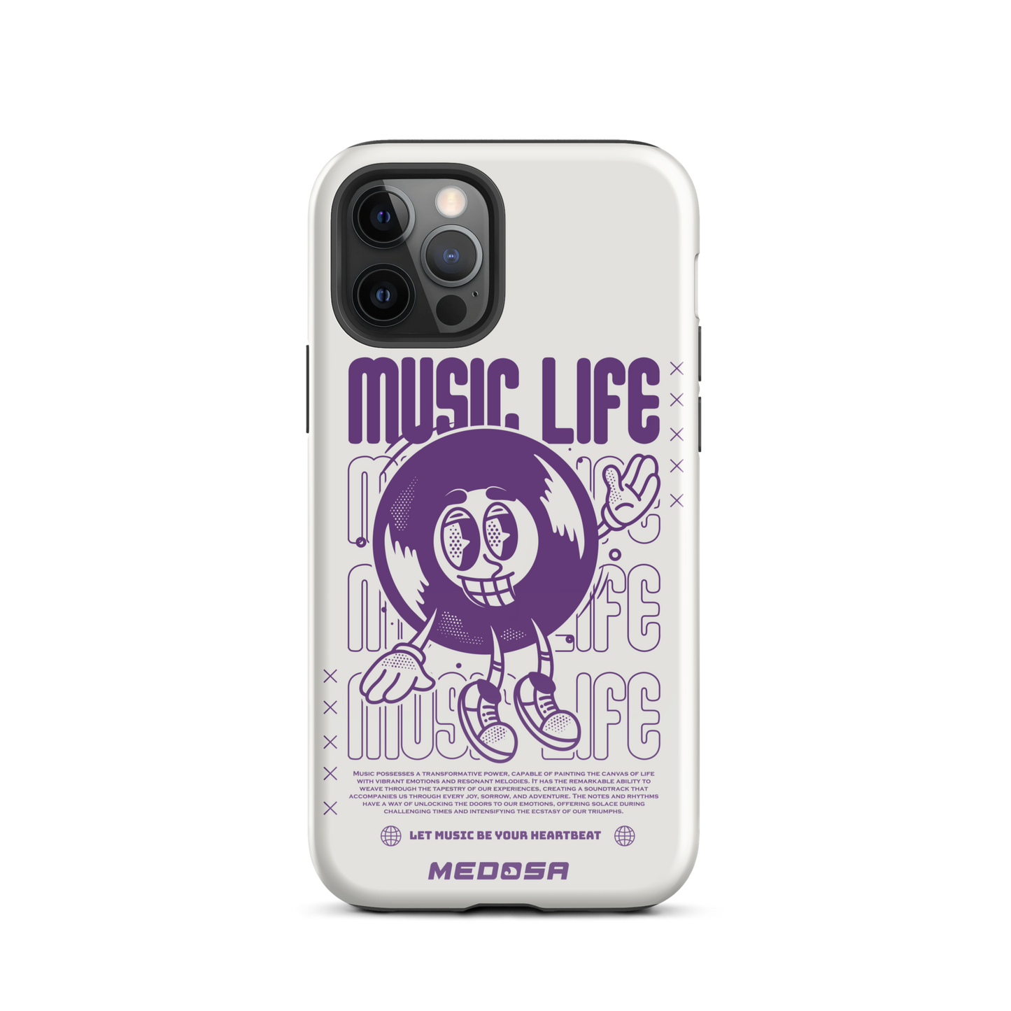 Music Life White and Violet