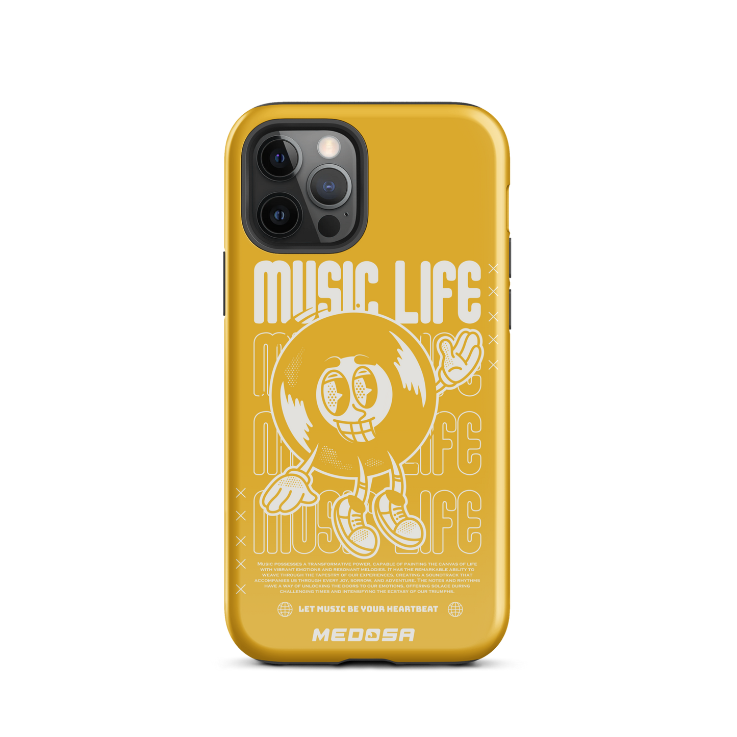 Music Life Yellow and White