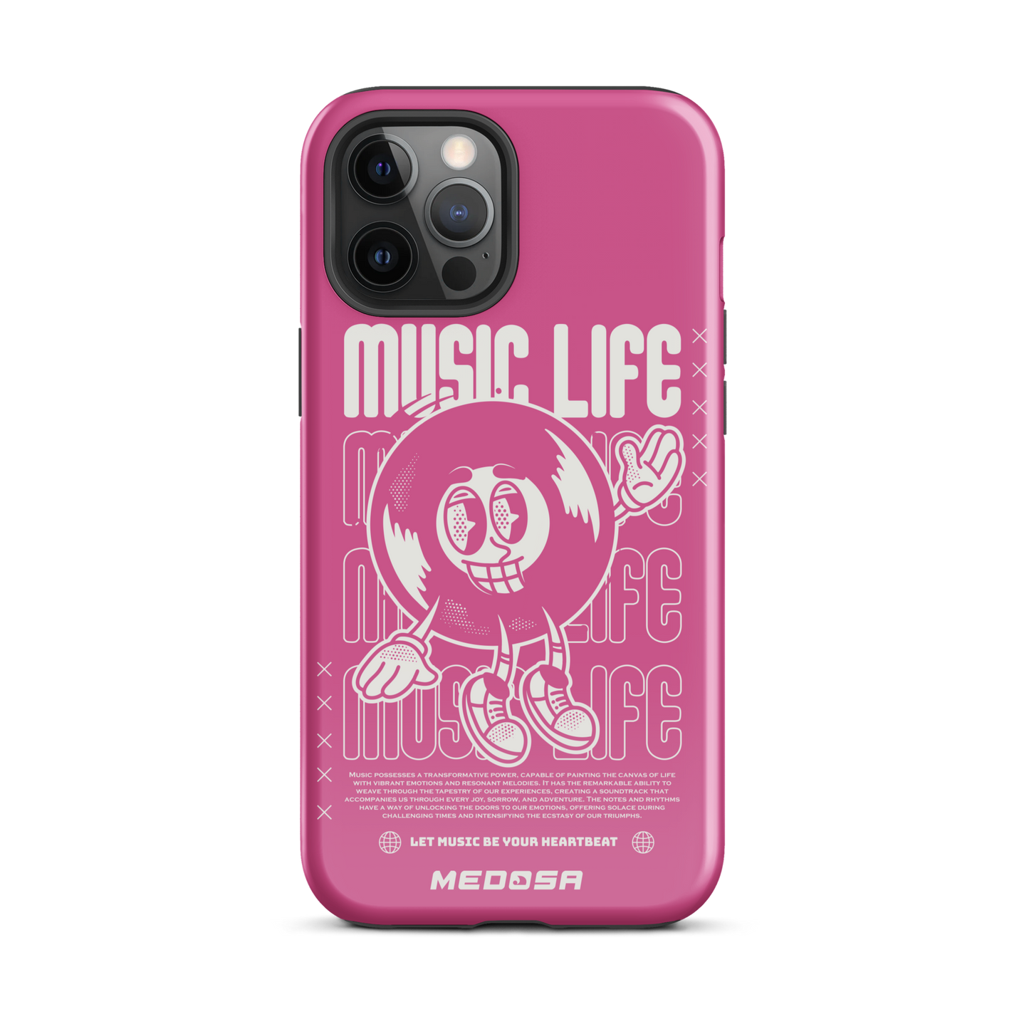 Music Life Rose et Blanc