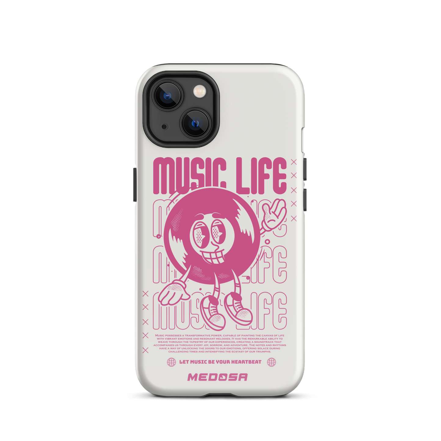 Music Life Blanc et Rose