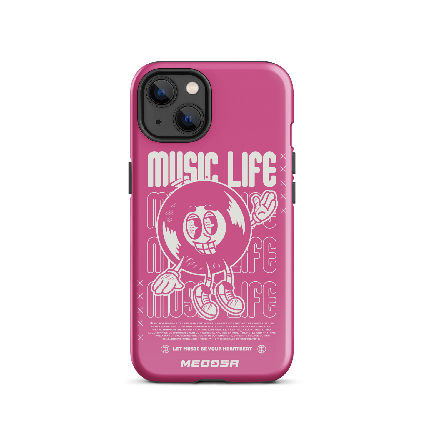 Music Life Rose et Blanc