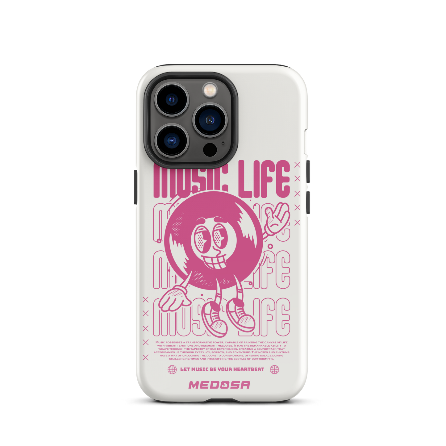 Music Life Blanc et Rose