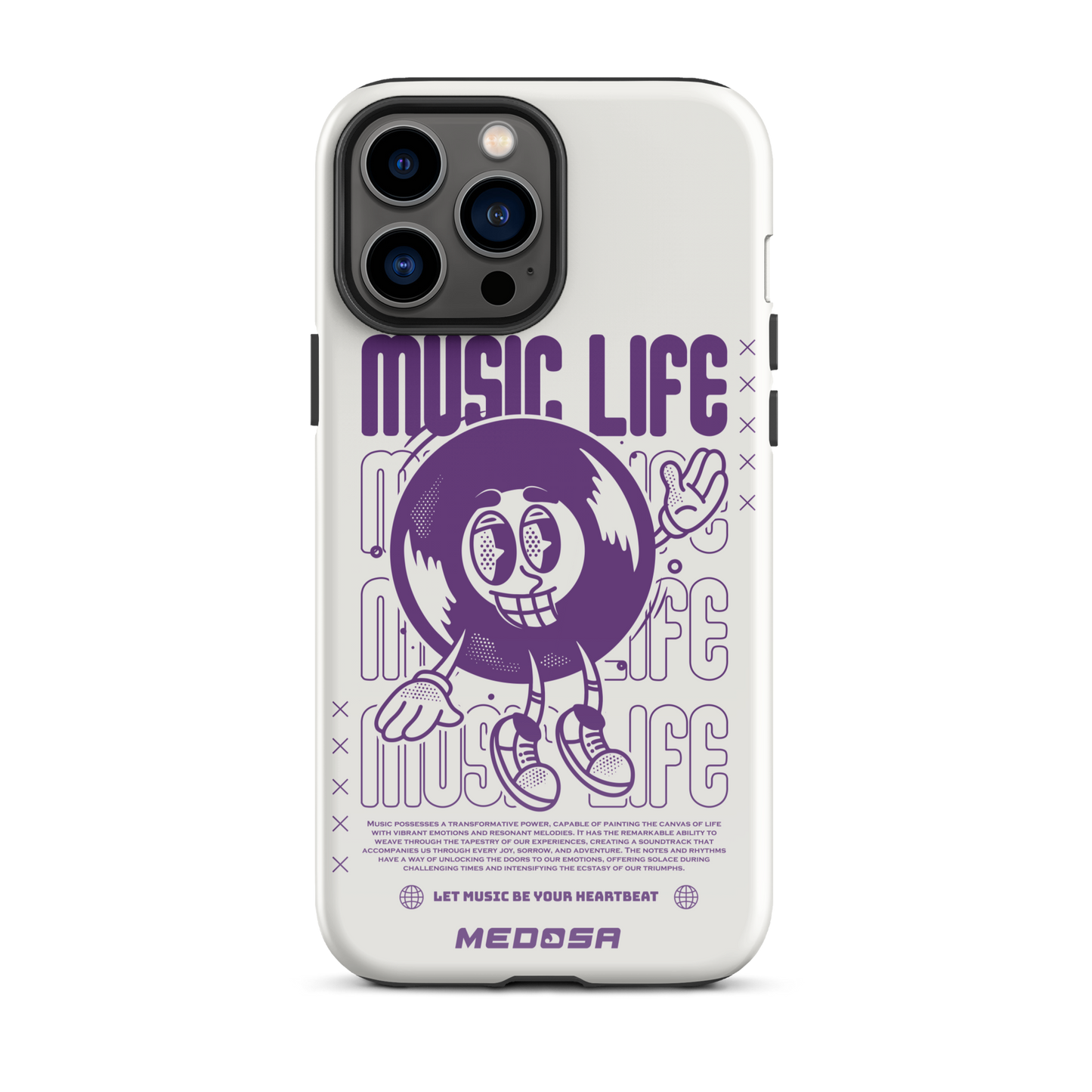 Music Life White and Violet