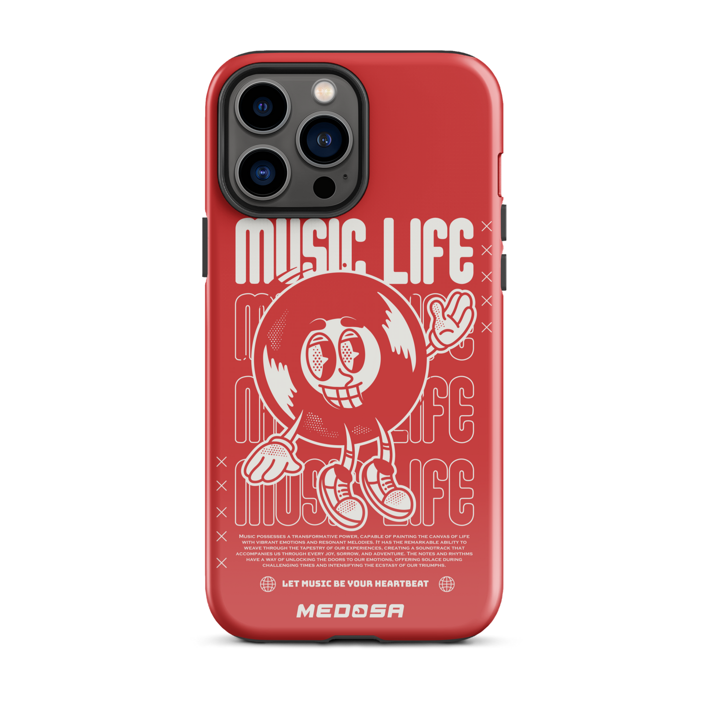 Music Life Red and White