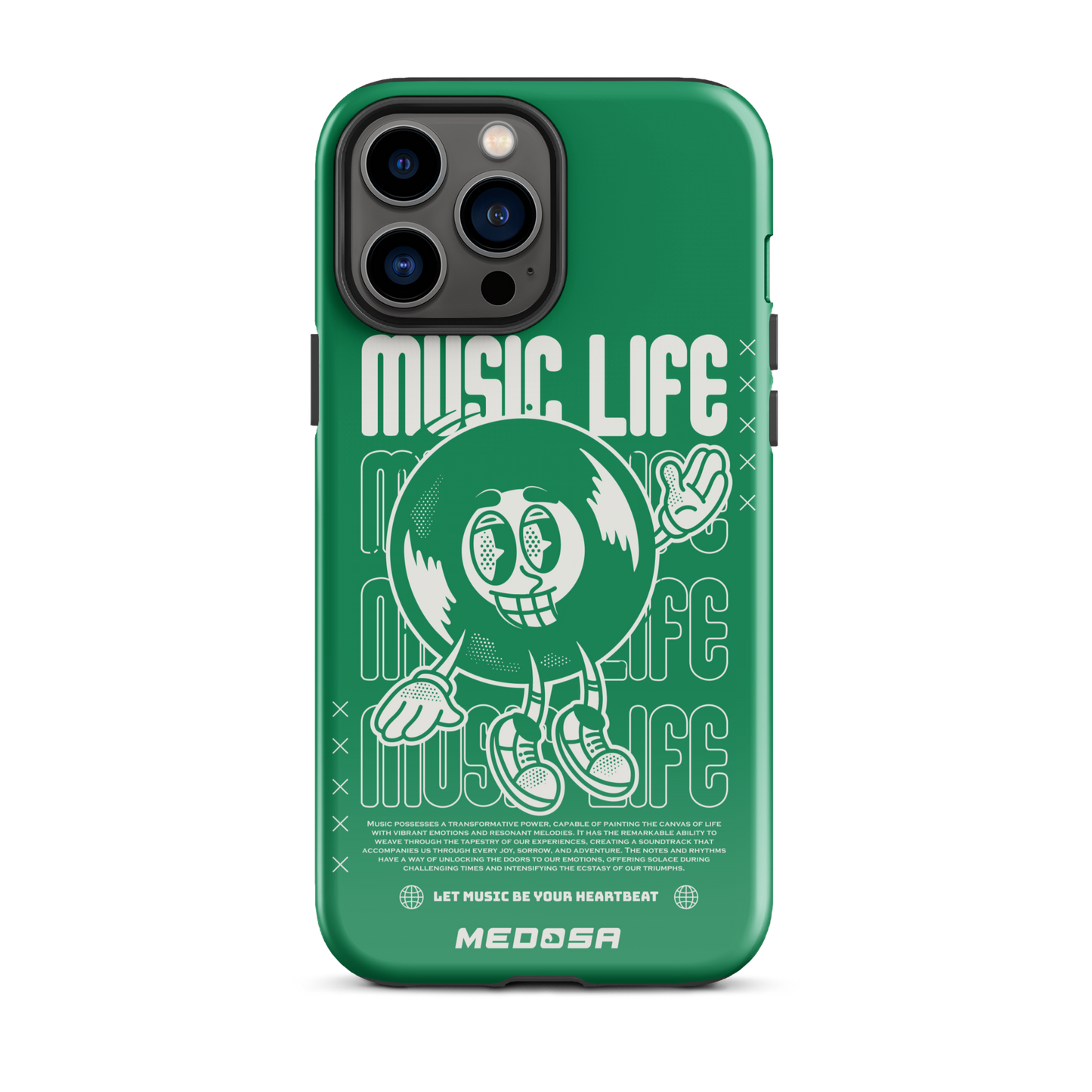 Music Life Green and White