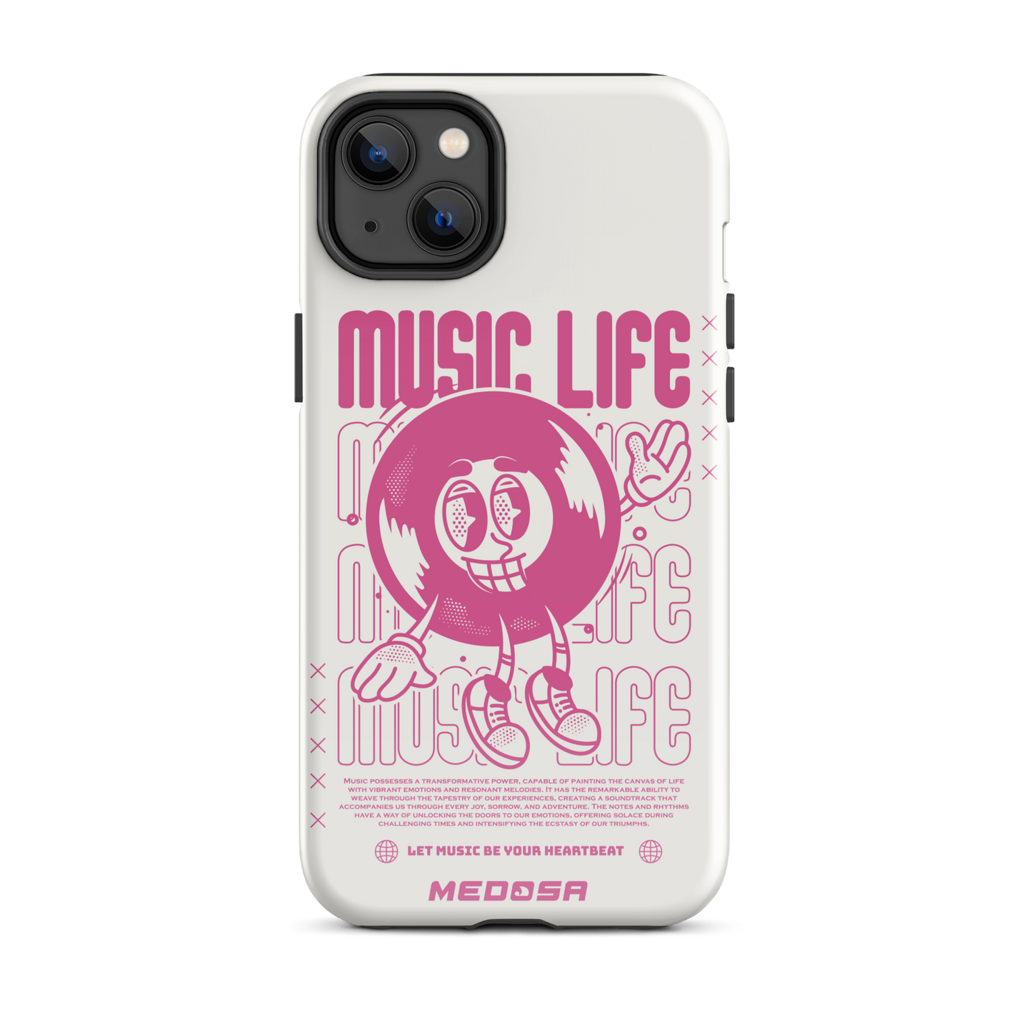 Music Life Blanc et Rose