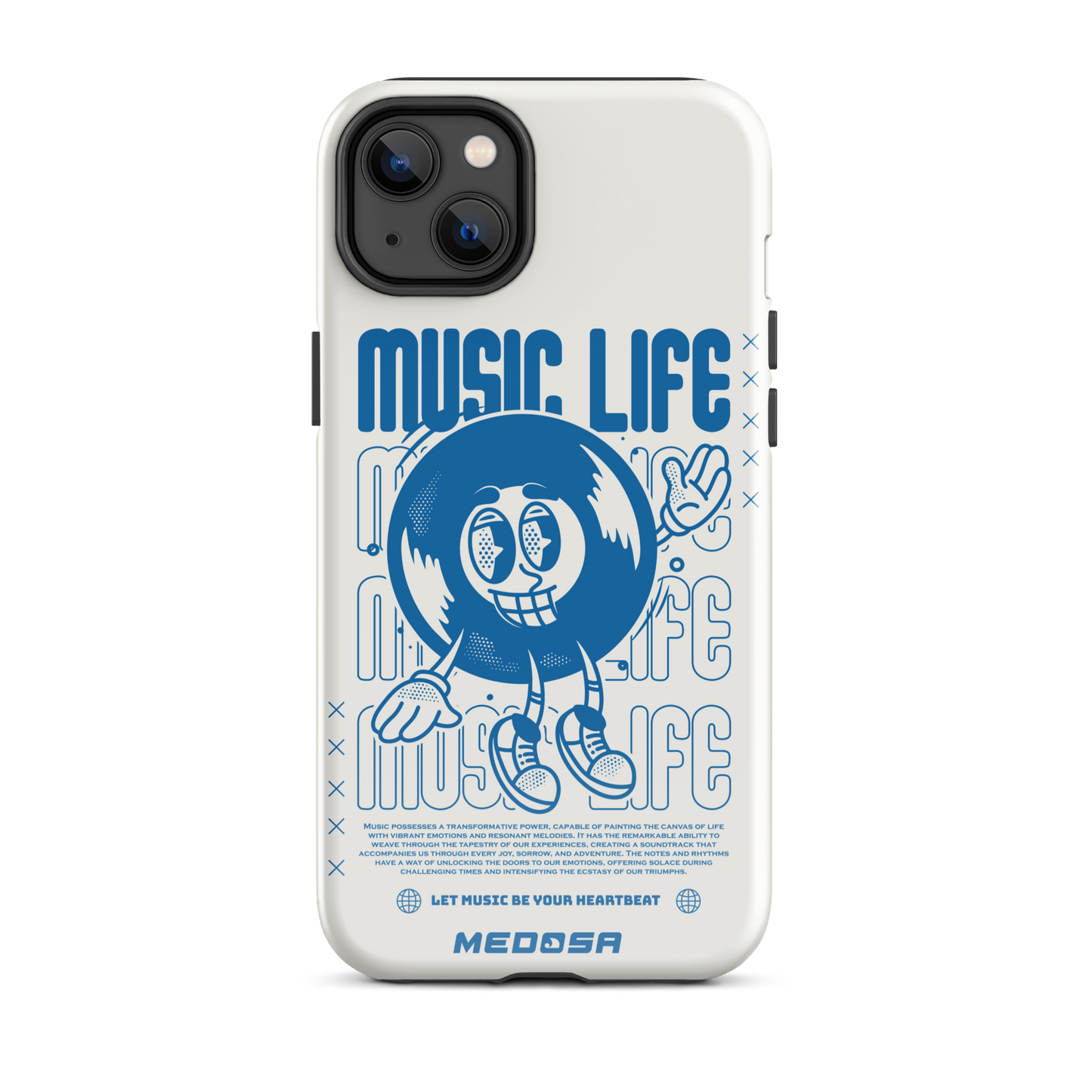 Music Life White and Blue