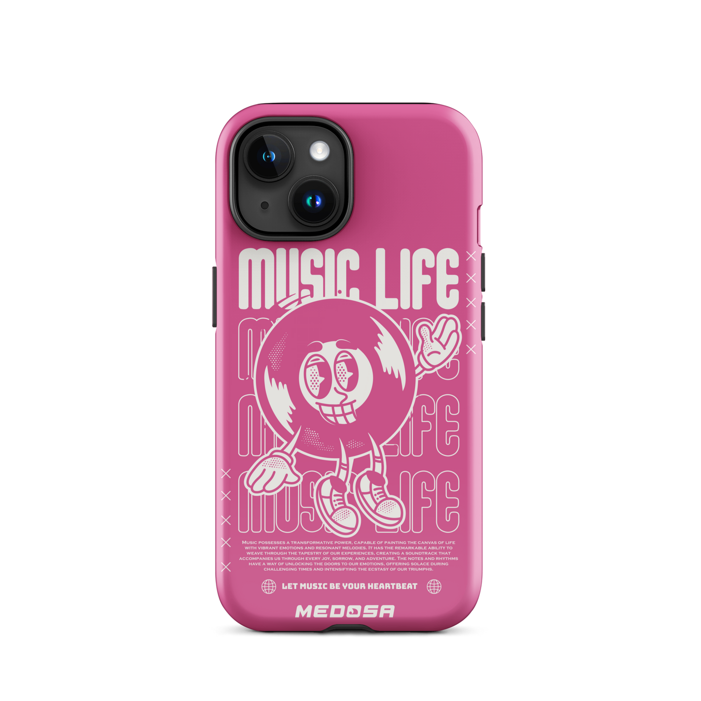 Music Life Rose et Blanc