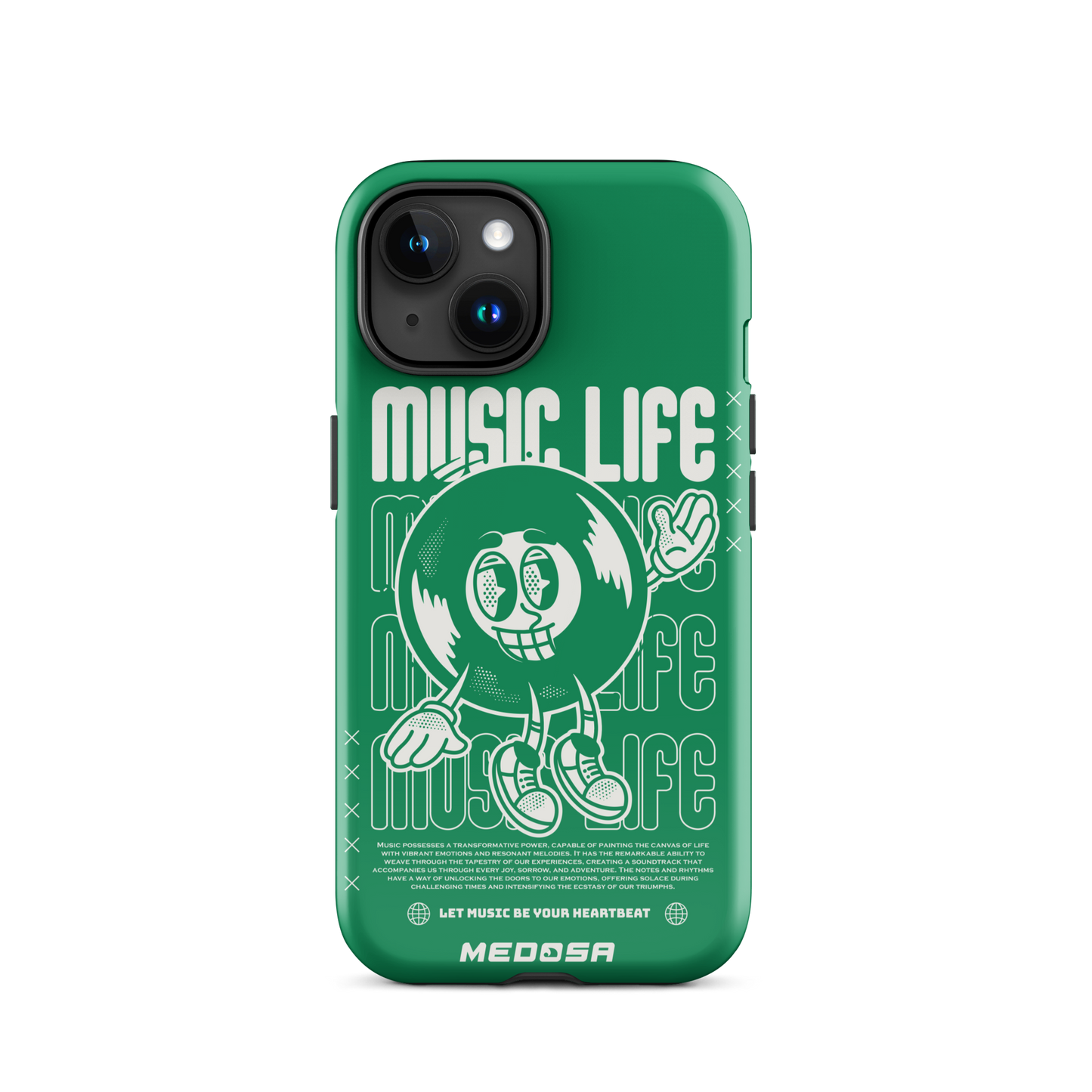 Music Life Green and White