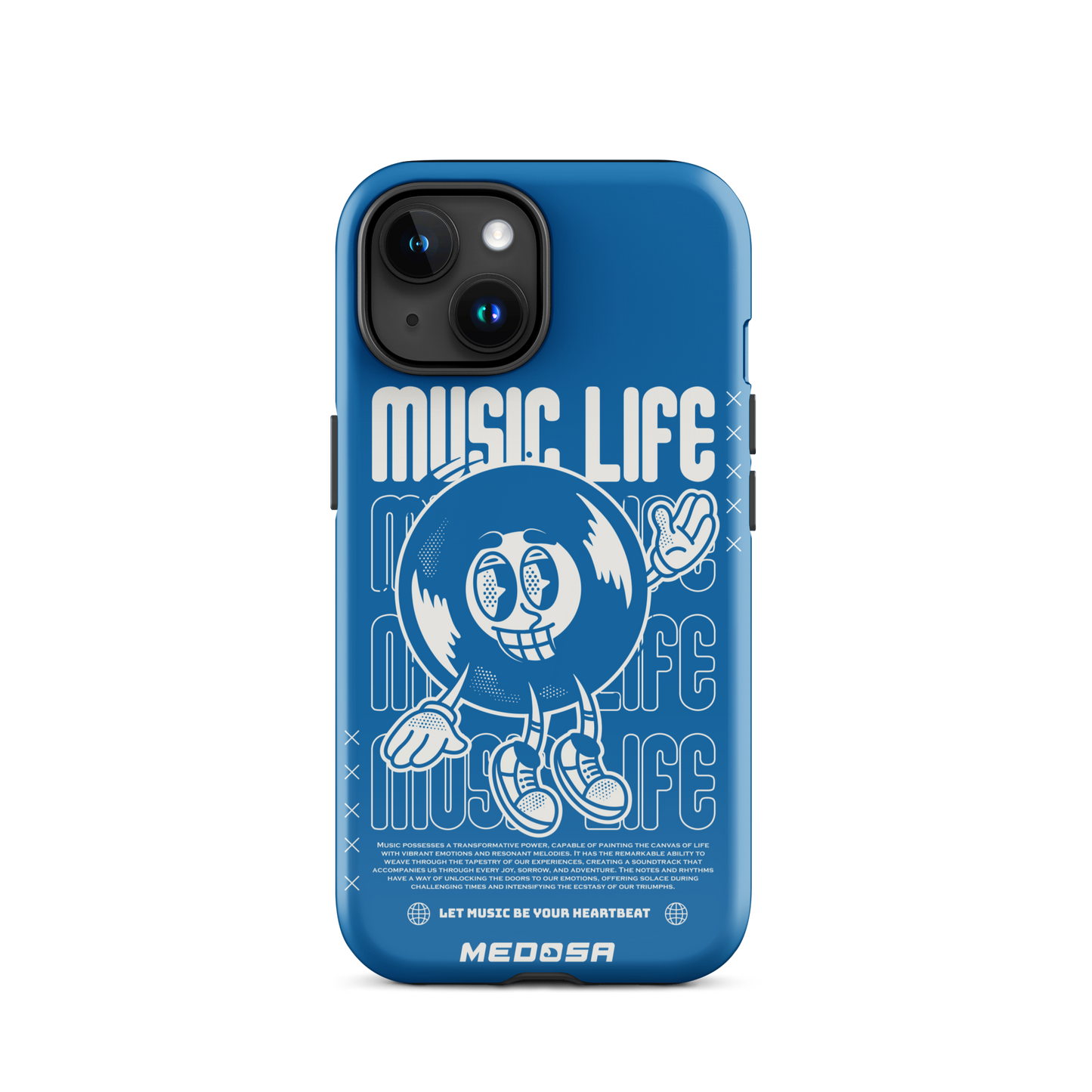 Music Life Blue and White