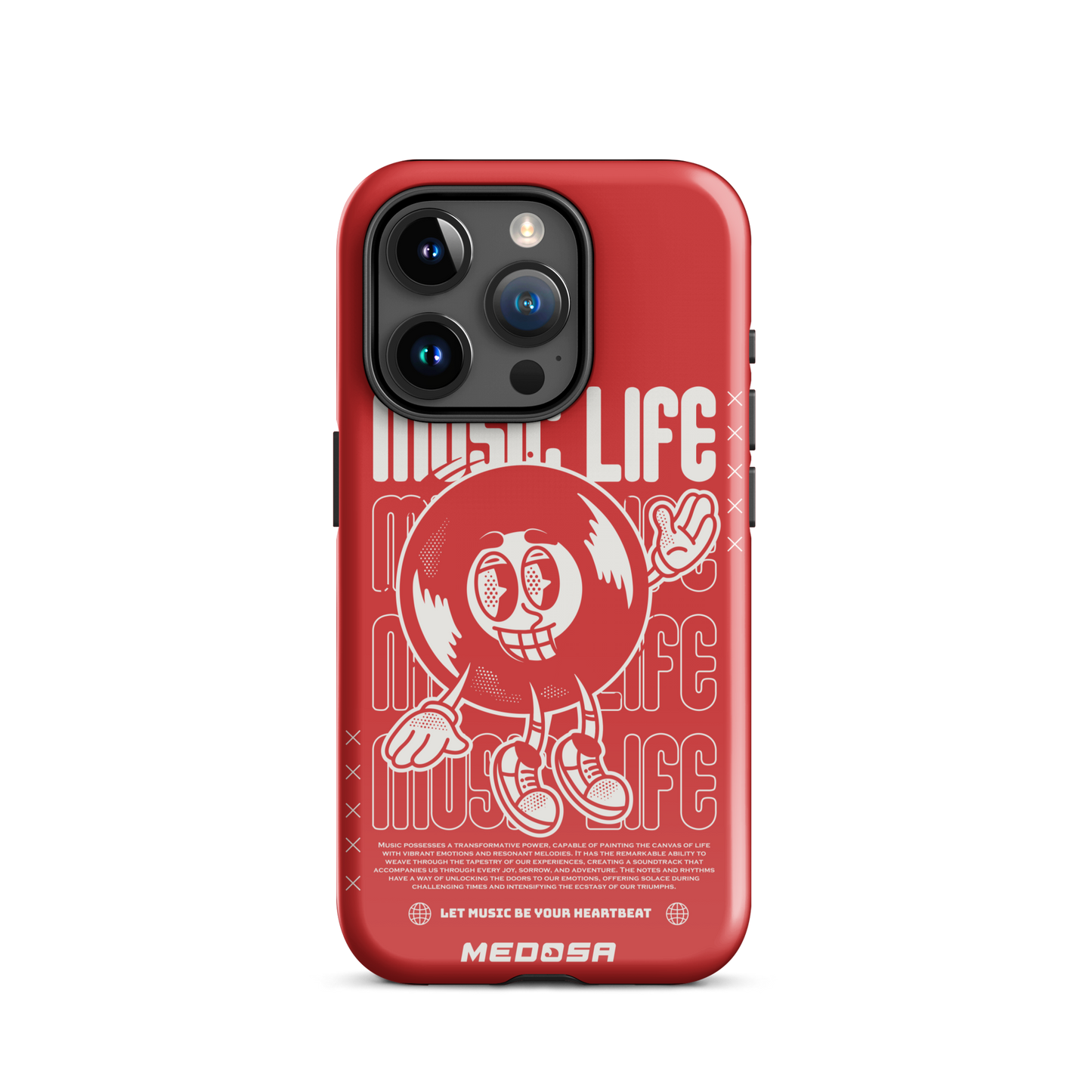 Music Life Red and White