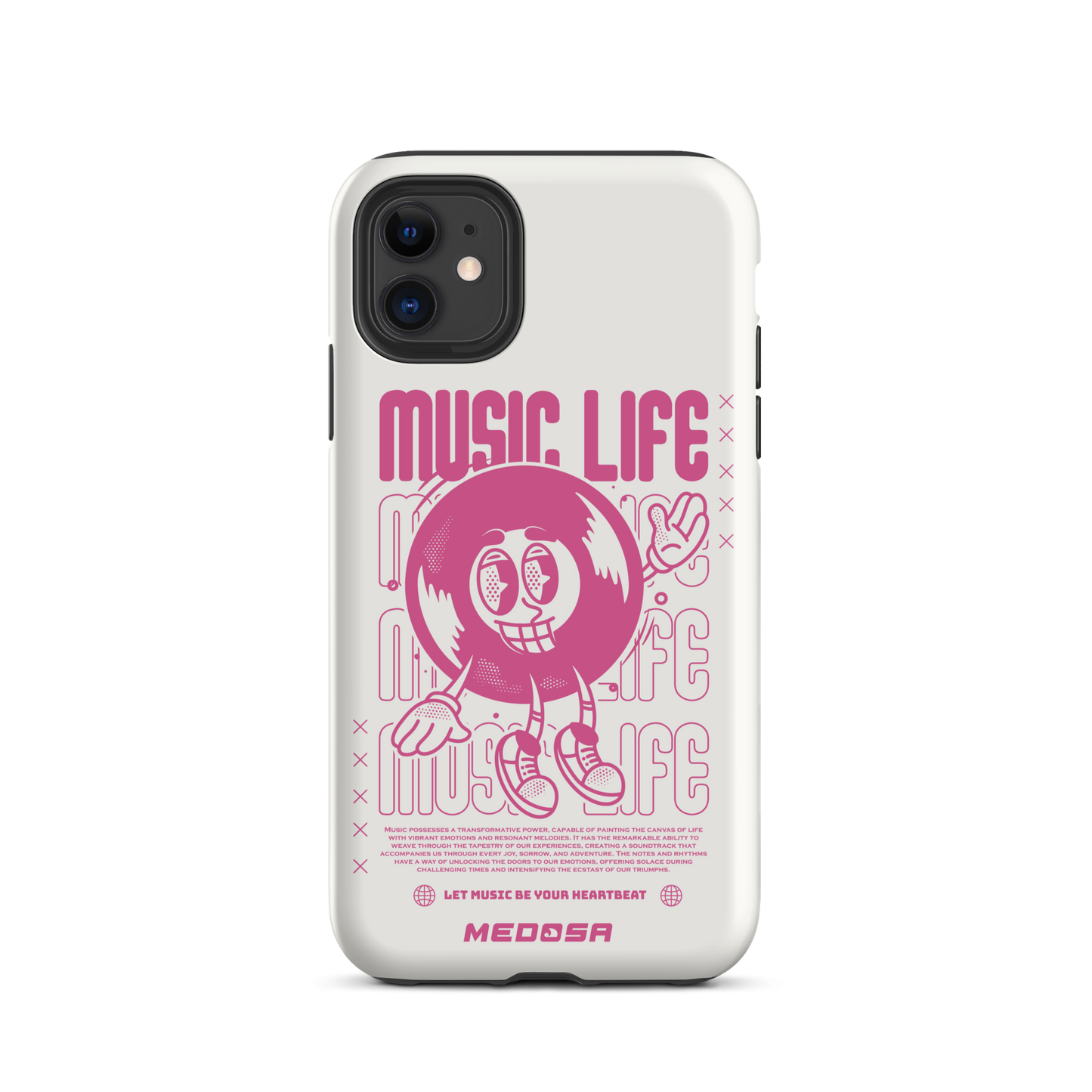 Music Life Blanc et Rose