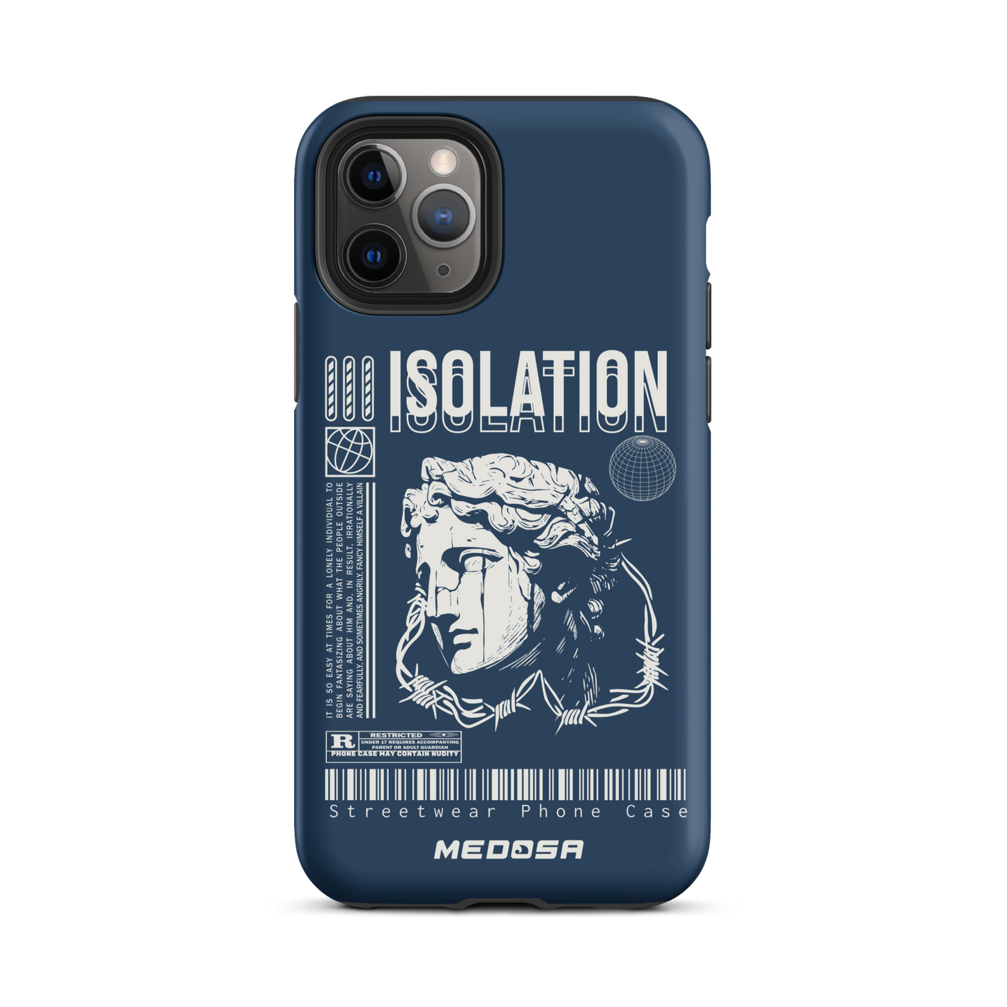 Isolation Bleu Navy