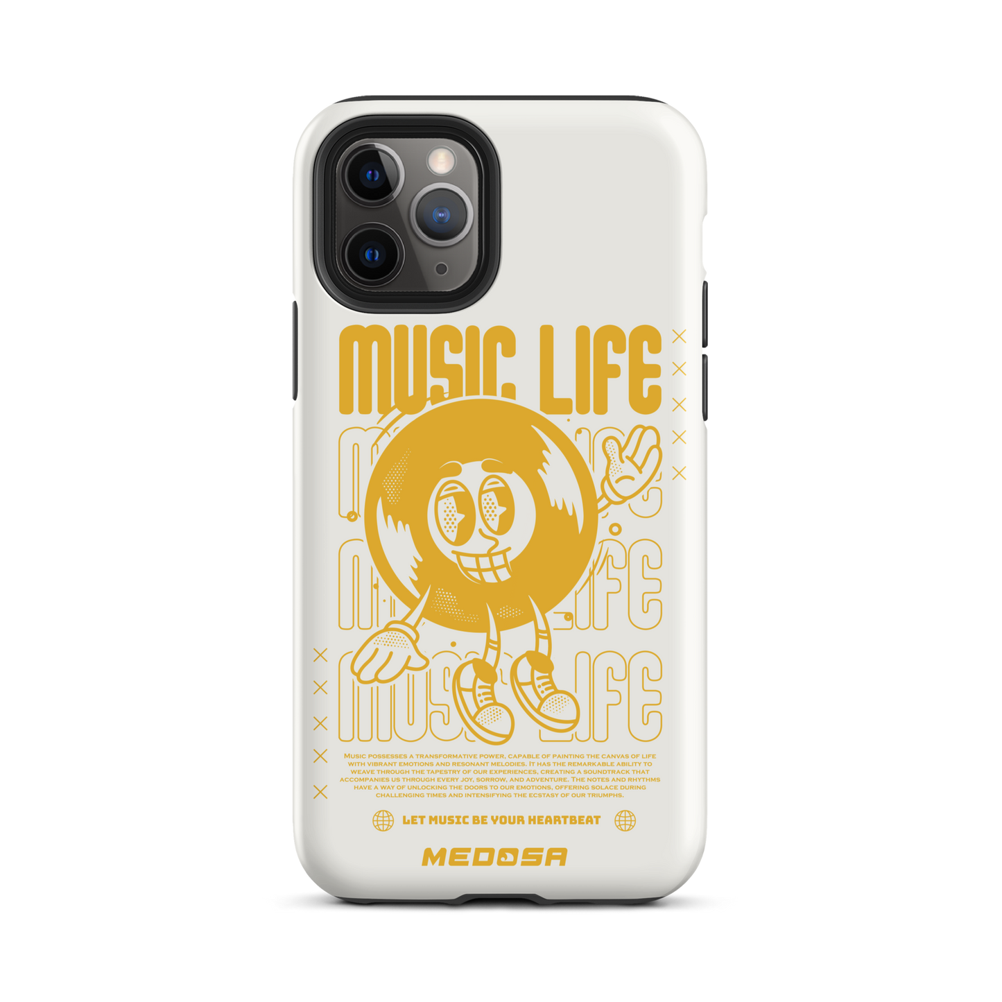 Music Life White and Yellow