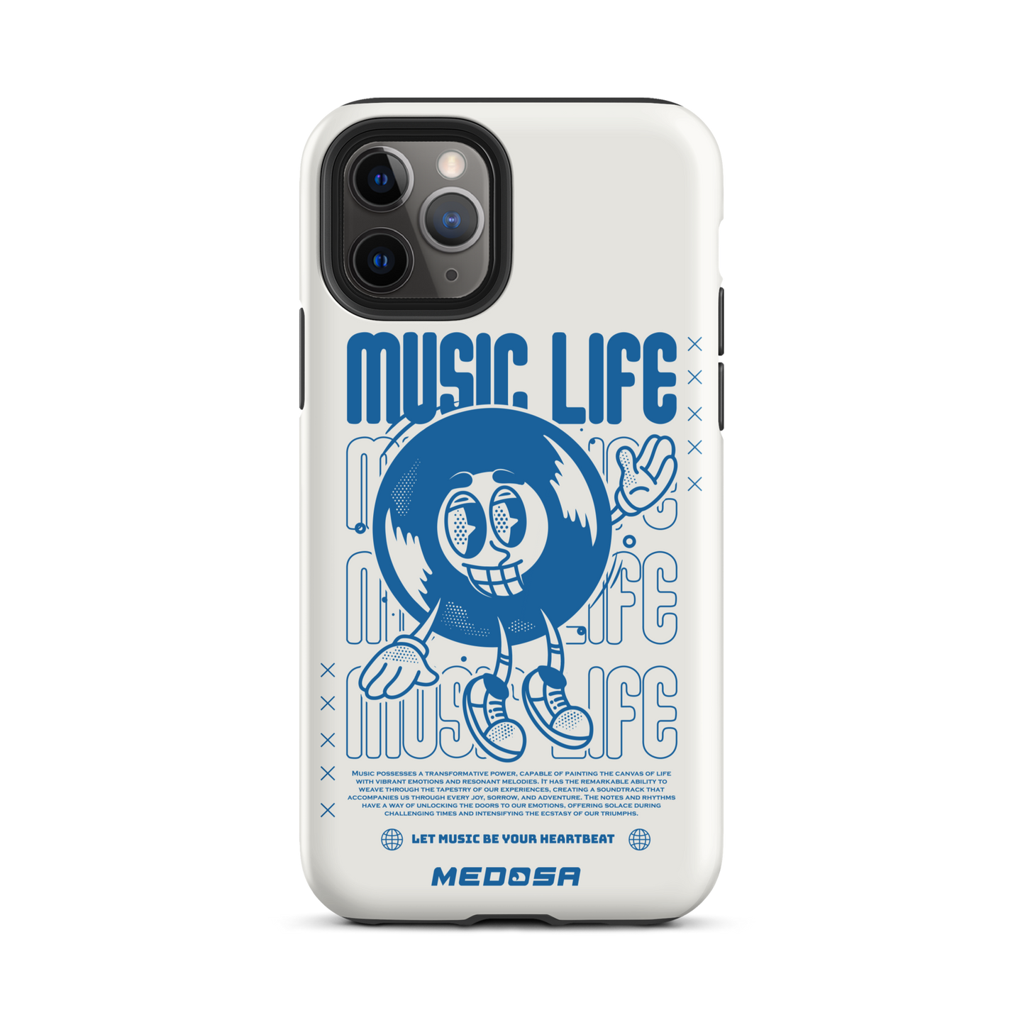 Music Life White and Blue