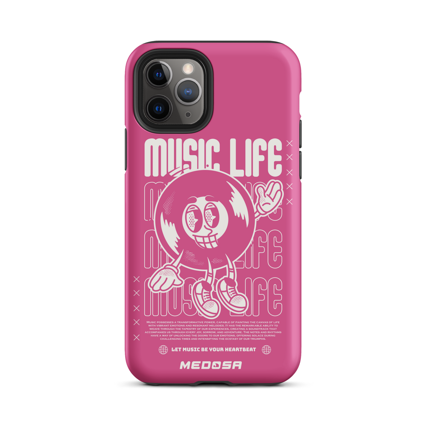 Music Life Rose et Blanc