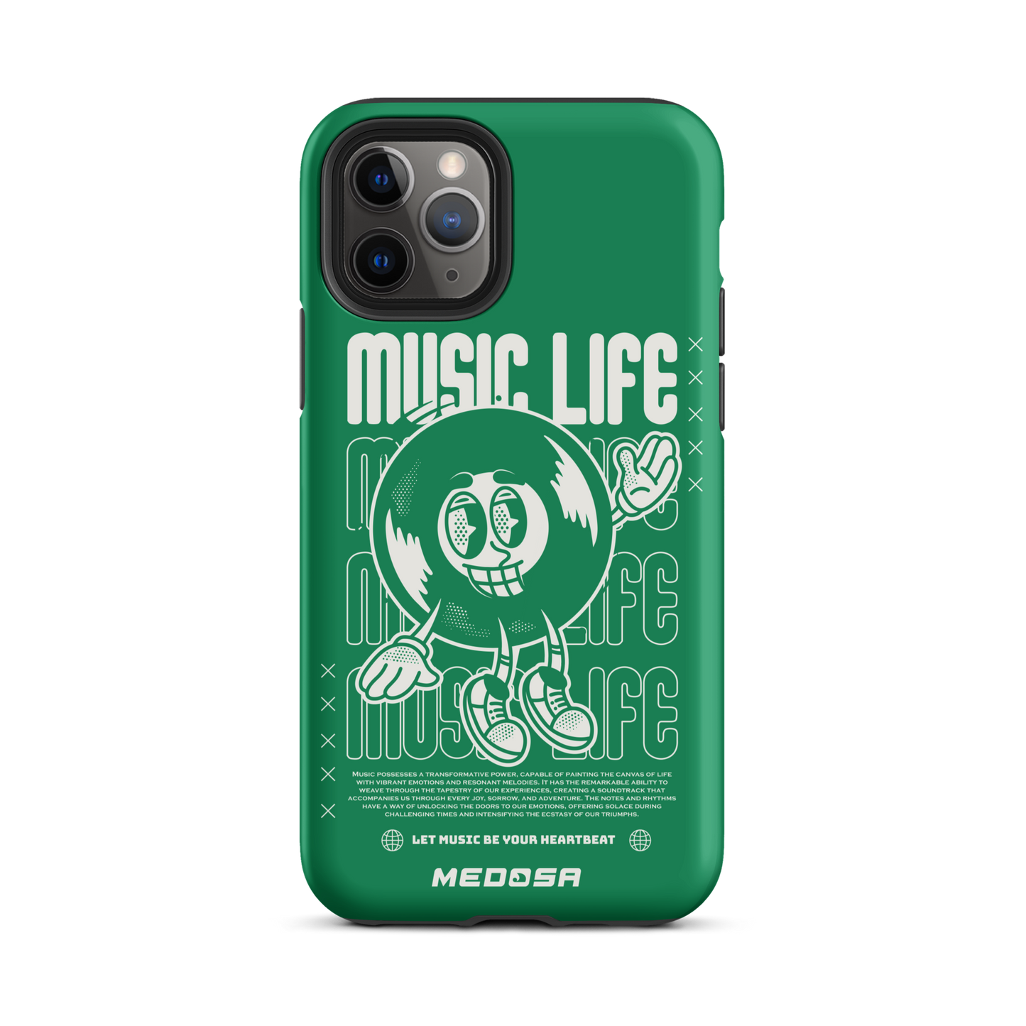 Music Life Green and White