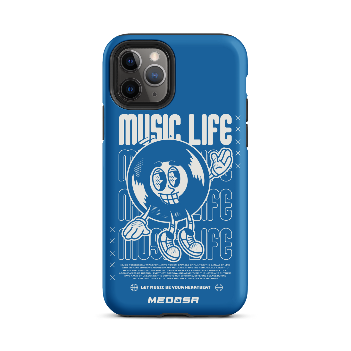 Music Life Blue and White