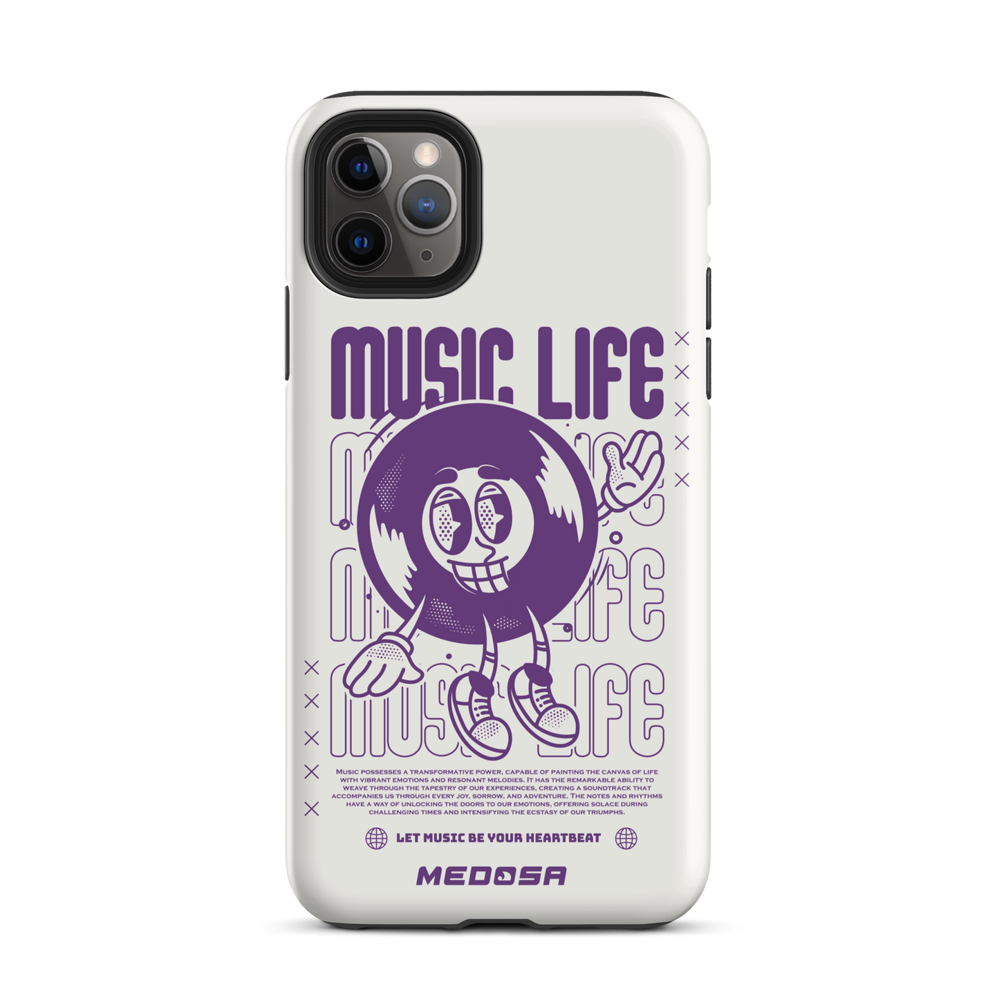 Music Life White and Violet