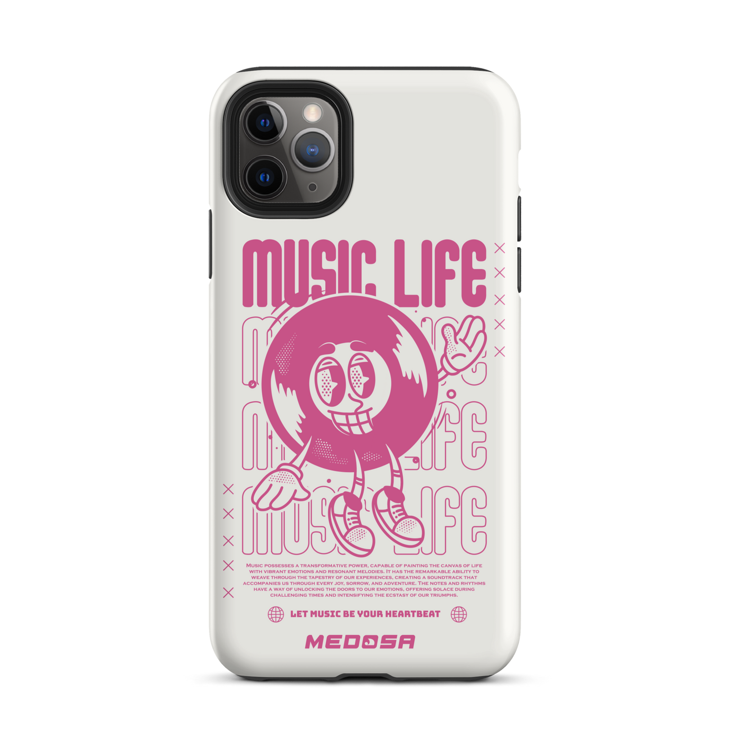 Music Life White and Pink