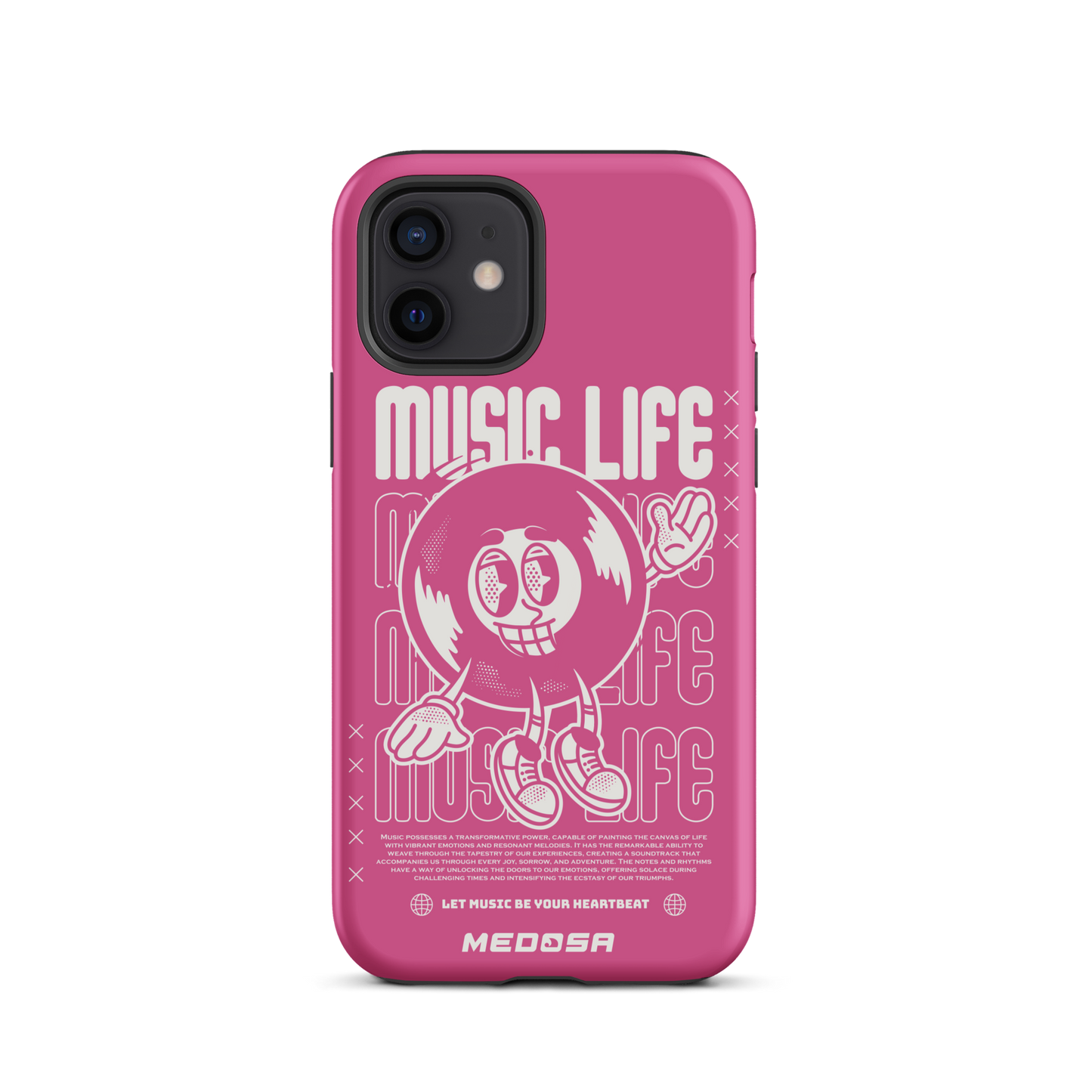 Music Life Rose et Blanc