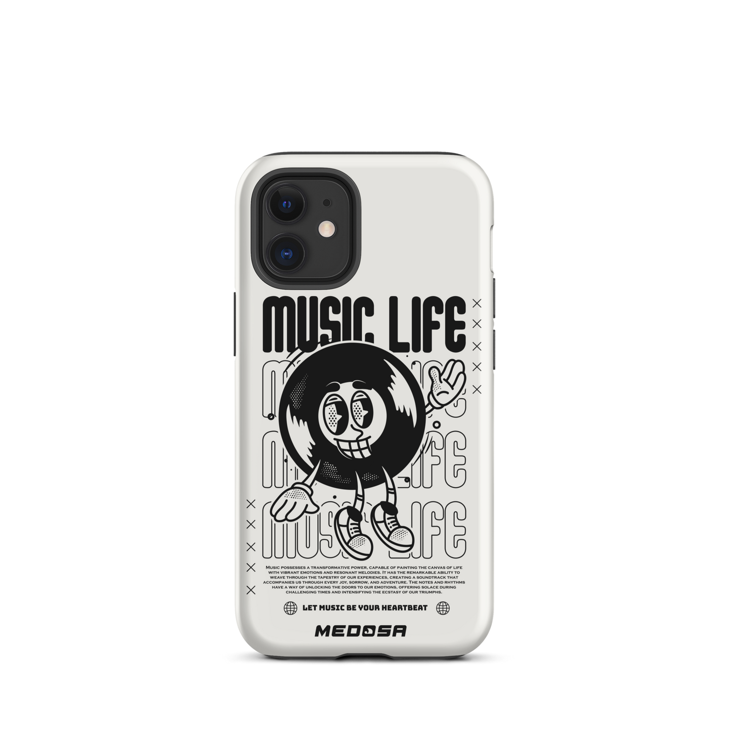 Music Life White and Black