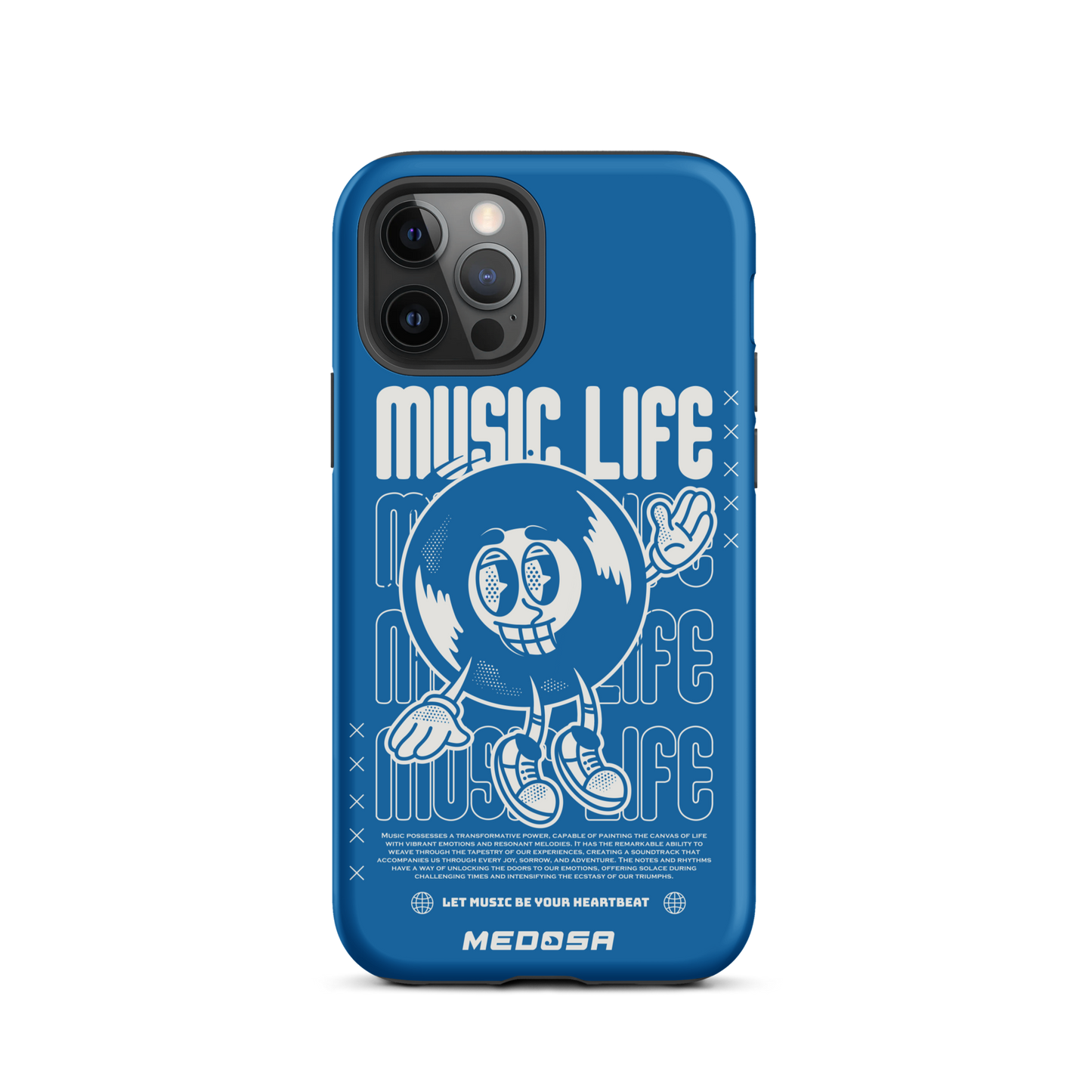 Music Life Blue and White