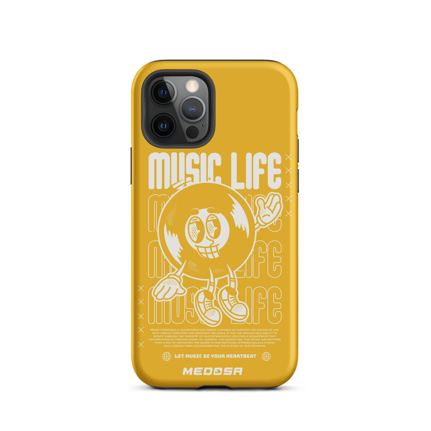 Music Life Yellow and White