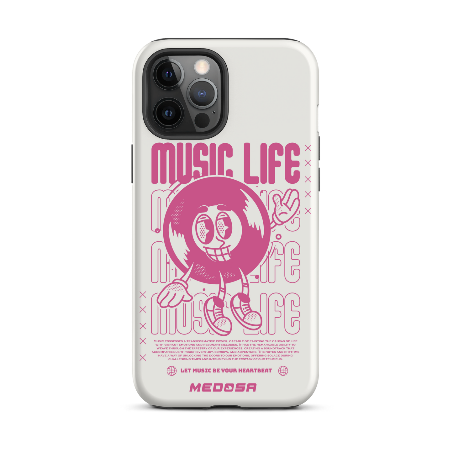 Music Life Blanc et Rose