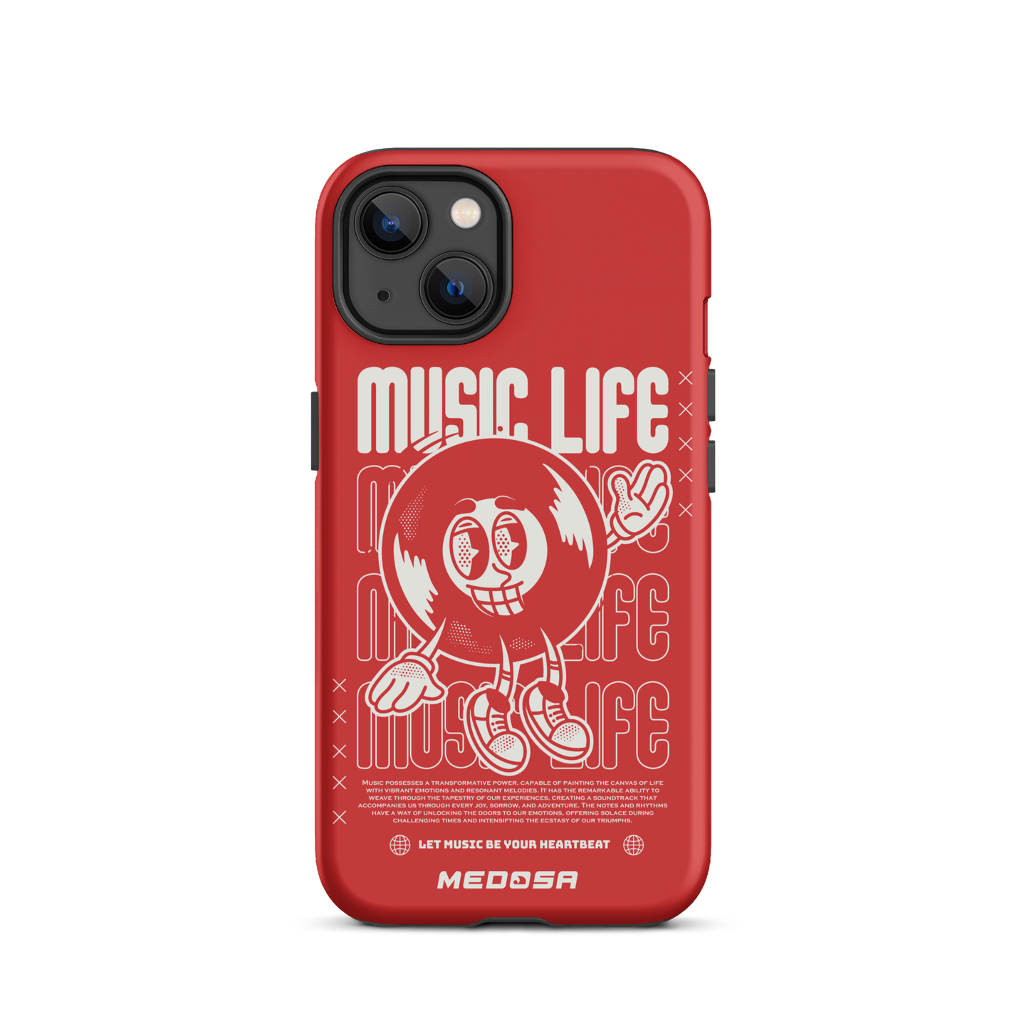 Music Life Red and White