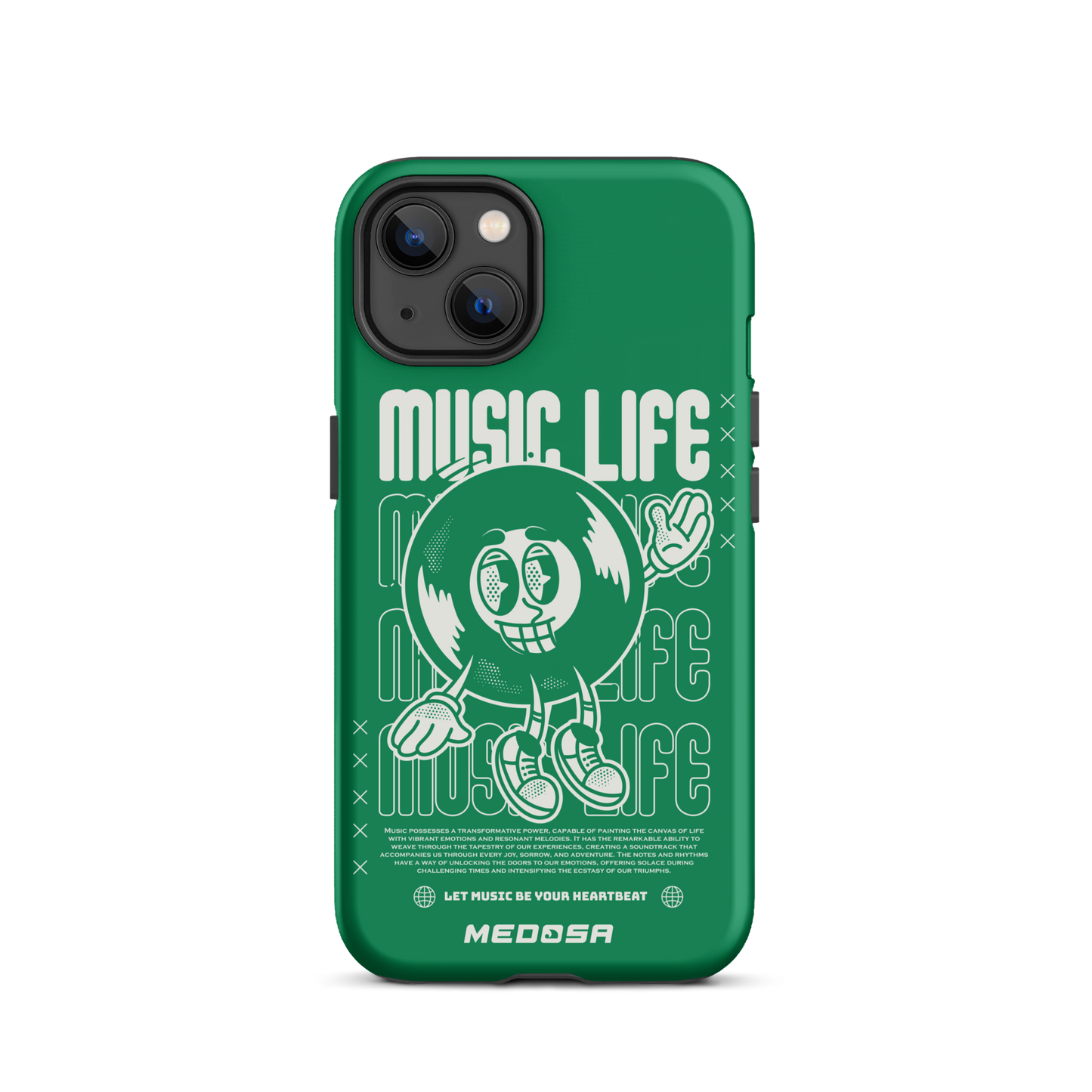 Music Life Green and White