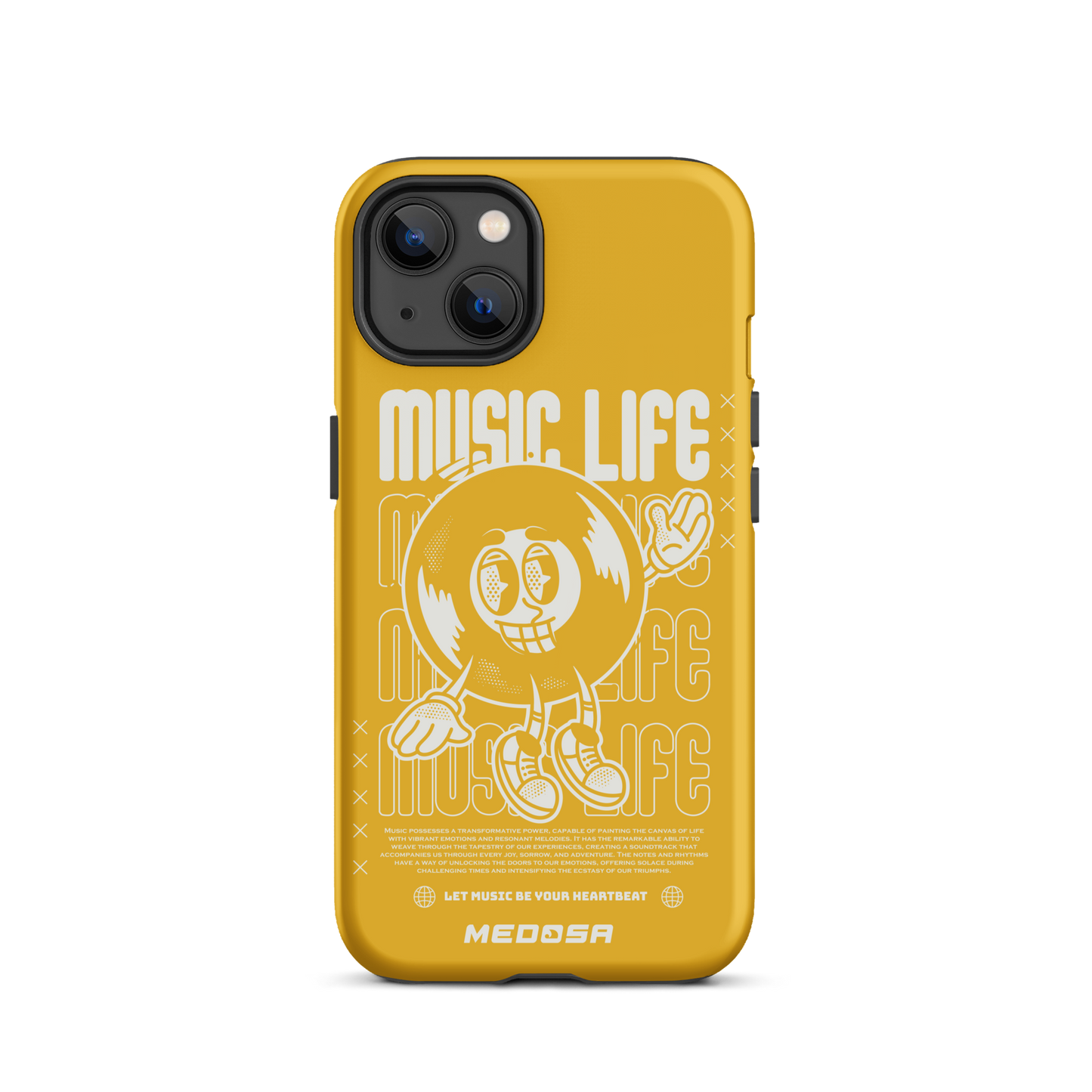 Music Life Yellow and White