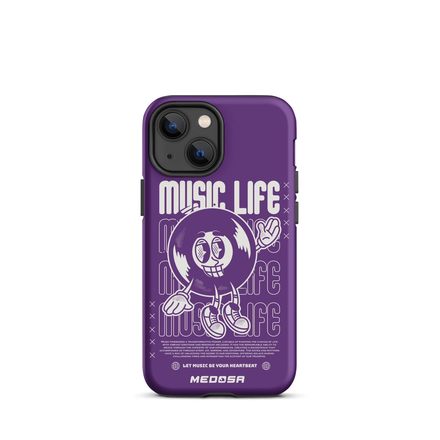 Music Life Violet et Blanc